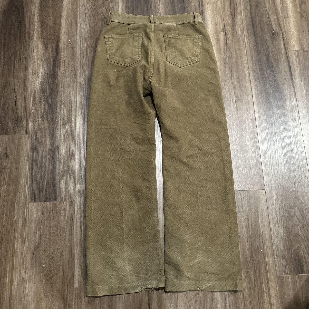 Rick Owens FW24 Porterville Corduroy Geth Cut Jeans - Bean - 30 Size US 30 / EU 46 - 2 Thumbnail