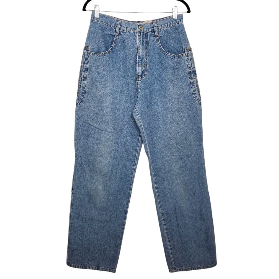 Vintage VINTAGE Unionbay Cargo Pants Jeans Bottoms Punk 90s Grunge Cobain Size 30 Womens Blue Pants 30 Size 30" / US 8 / IT 44 - 2 Thumbnail