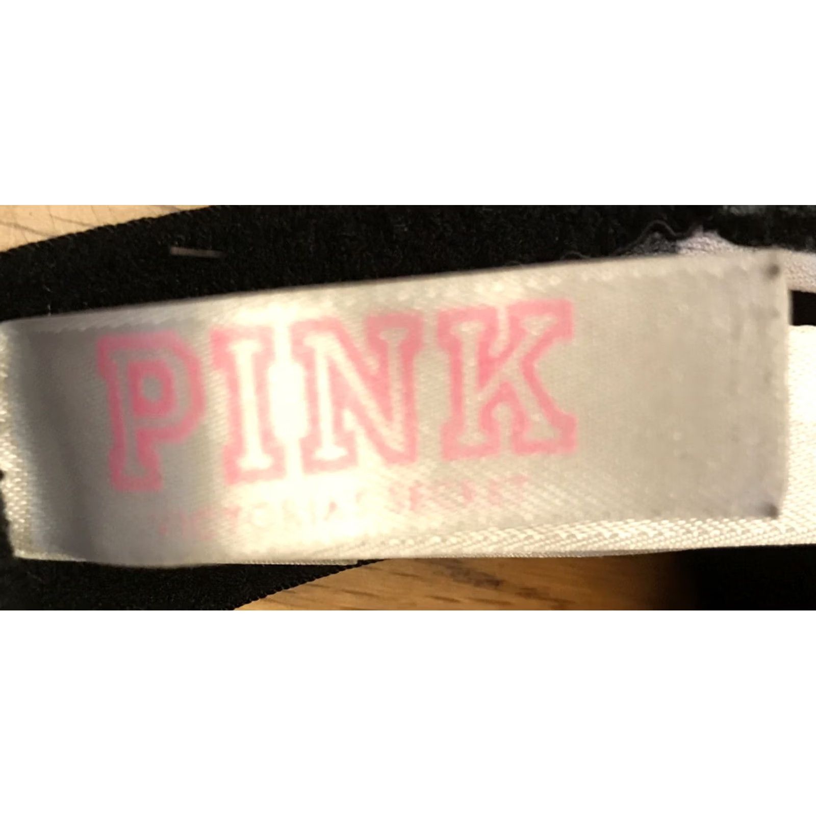 Victoria's Secret Victoria's Secret PINK Bra 32D Underwire Push-Up logo black multicolor Size ONE SIZE - 3 Thumbnail