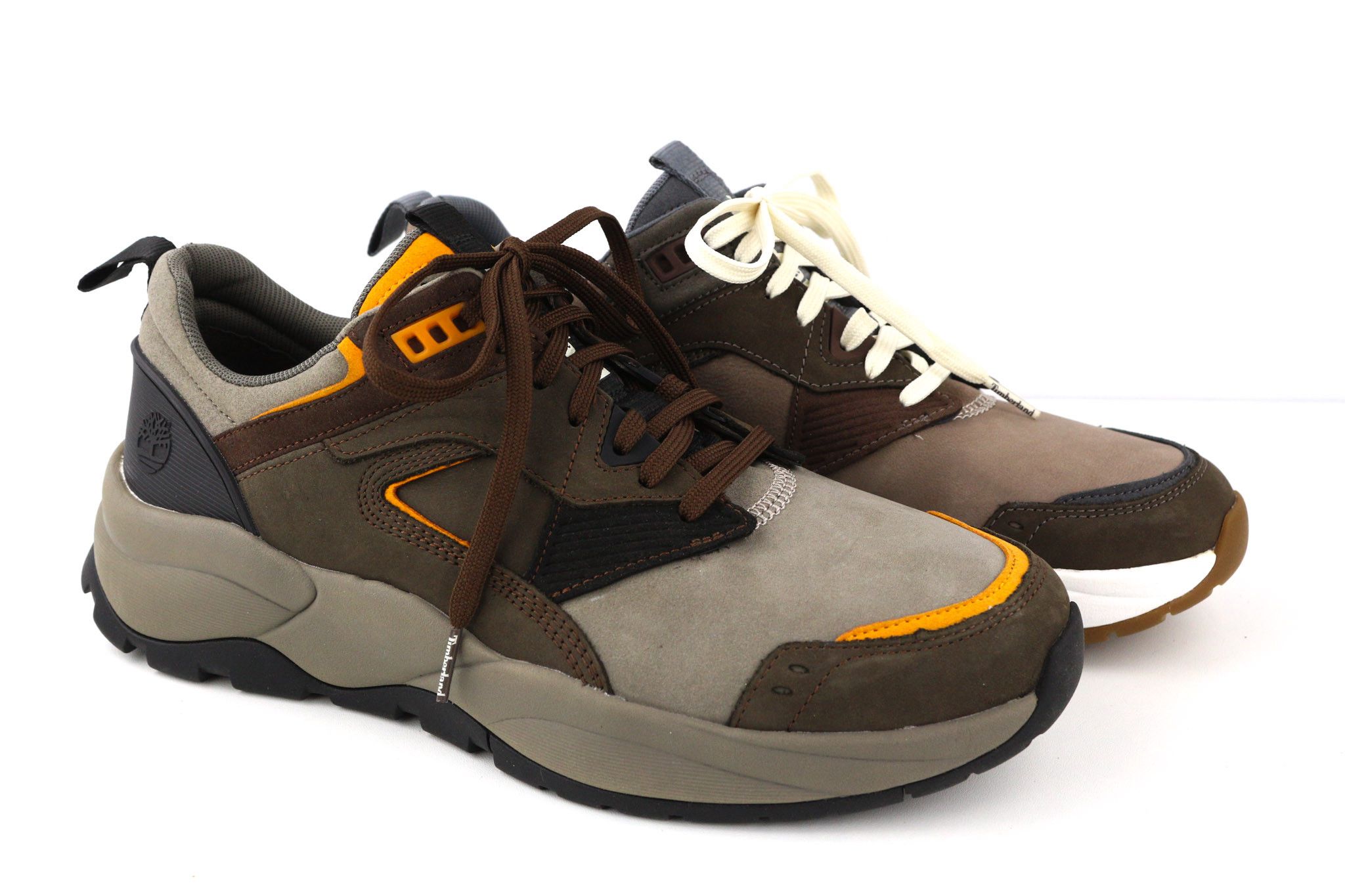 Timberland A2N9Q-A4850 EU42/43 Brown Leather Low-Top 80855 Size US 9.5 / EU 42-43 - 1 Thumbnail