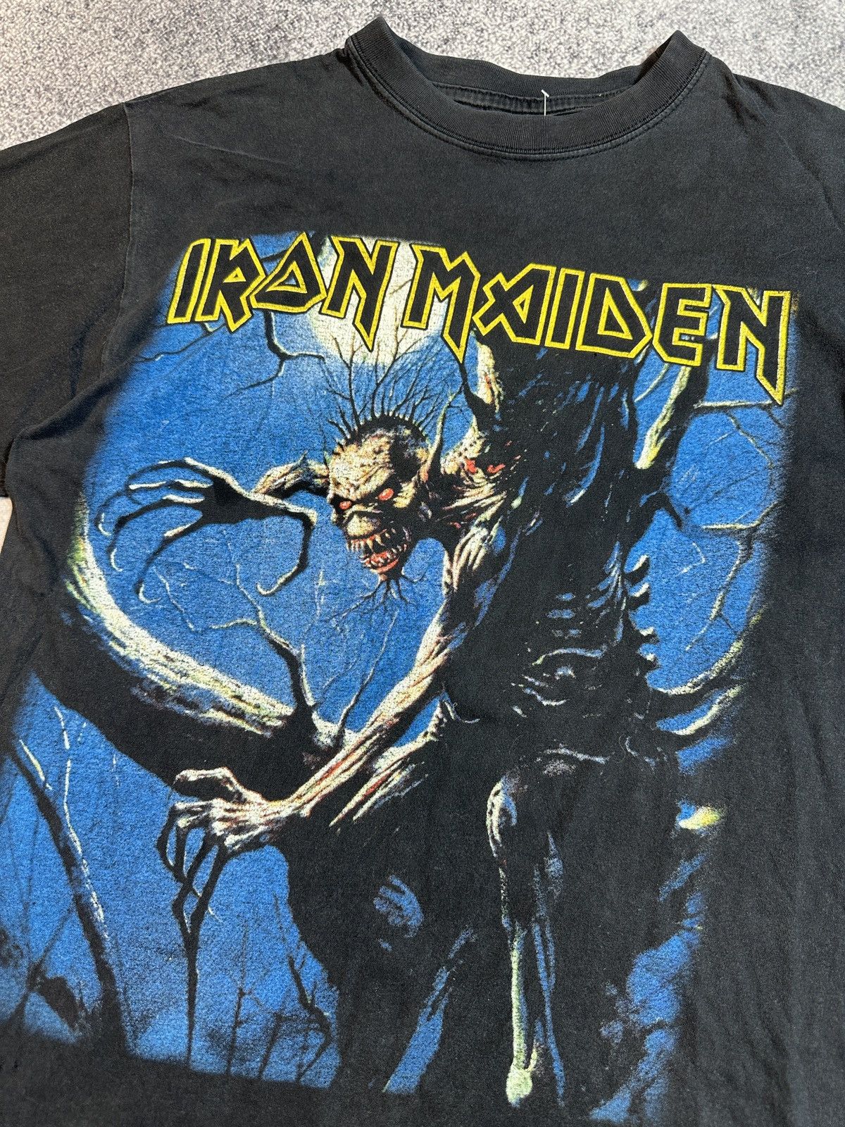 Band Tees × Iron Maiden Vintage Iron Maiden Bands Tees T-shirt Rock Streetwear USA L Size US L / EU 52-54 / 3 - 2 Thumbnail