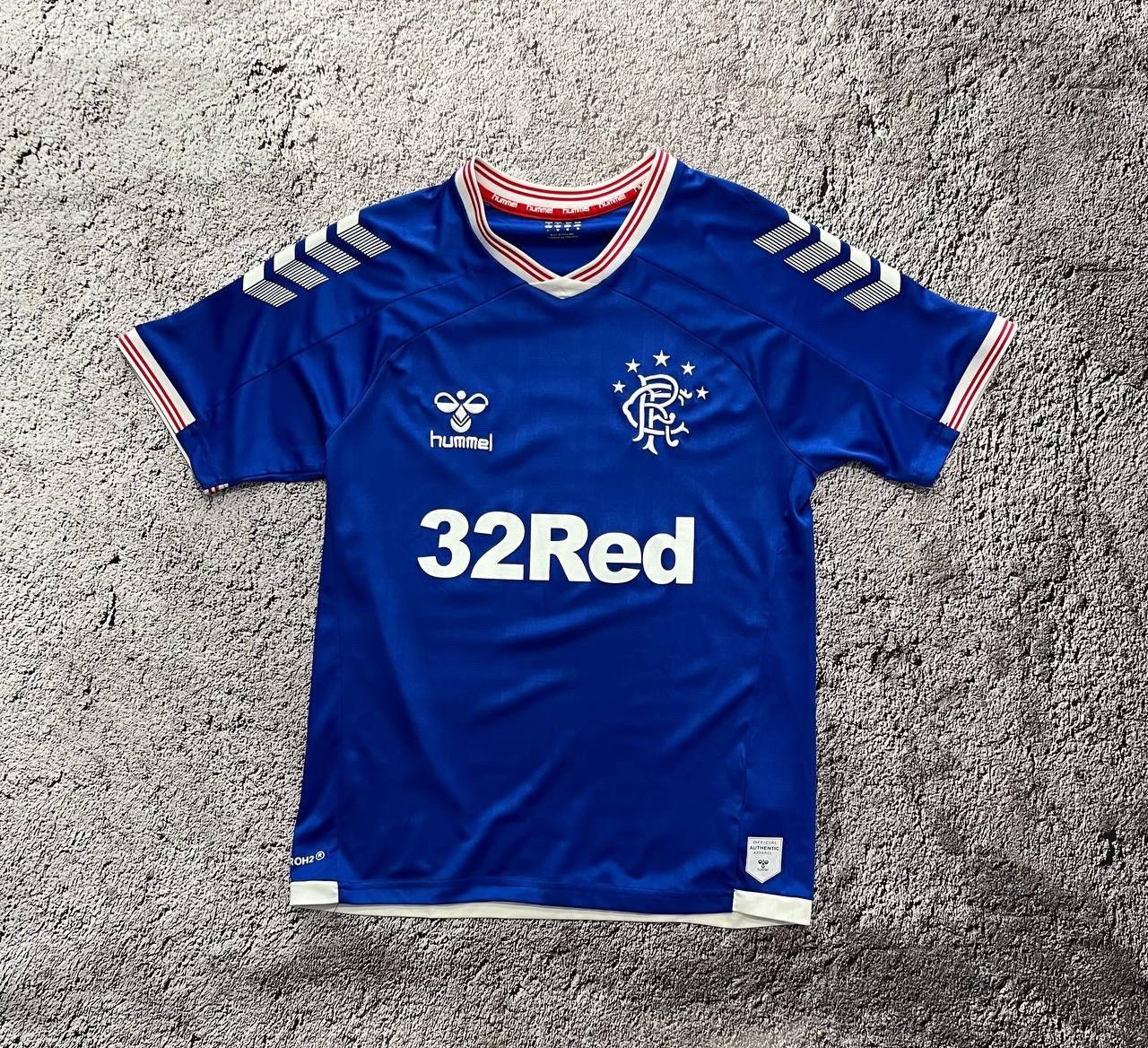 Hummel Hummel Glasgow Rangers Home Football Blue Shirt 2019-2020 Size US M / EU 48-50 / 2 - 1 Thumbnail