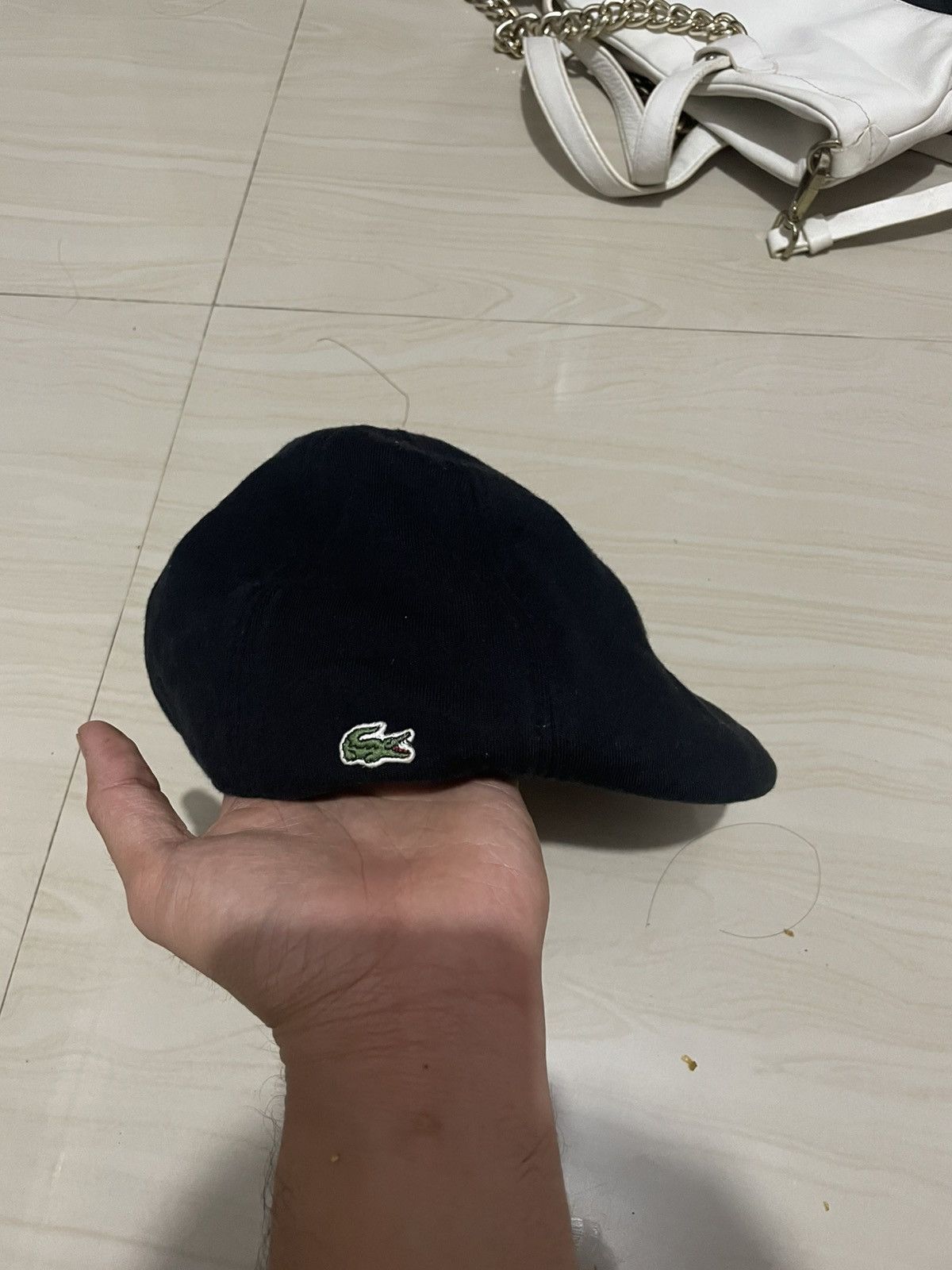 Lacoste vintage lacoste flat hat black Size ONE SIZE - 1 Thumbnail