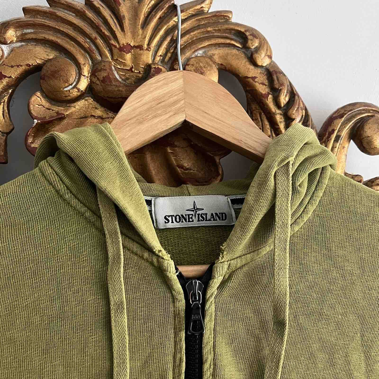 Stone Island Stone Island Zip Hoodie Green Sz S Size US S / EU 44-46 / 1 - 4 Thumbnail