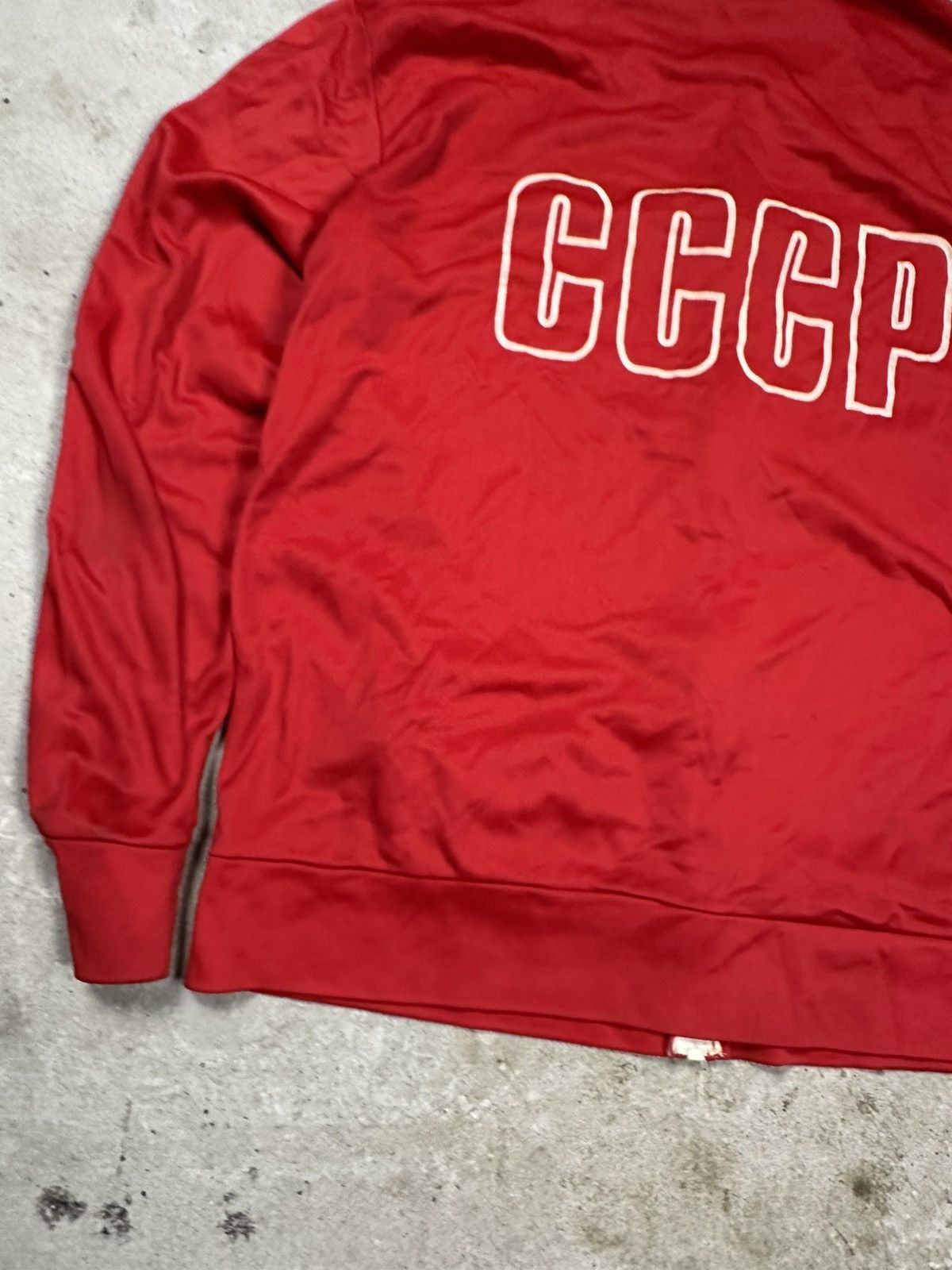 Cccp Vintage 60/70s Arena CCCP Red Track Jacket Olympics Russian Size US L / EU 52-54 / 3 - 13 Thumbnail
