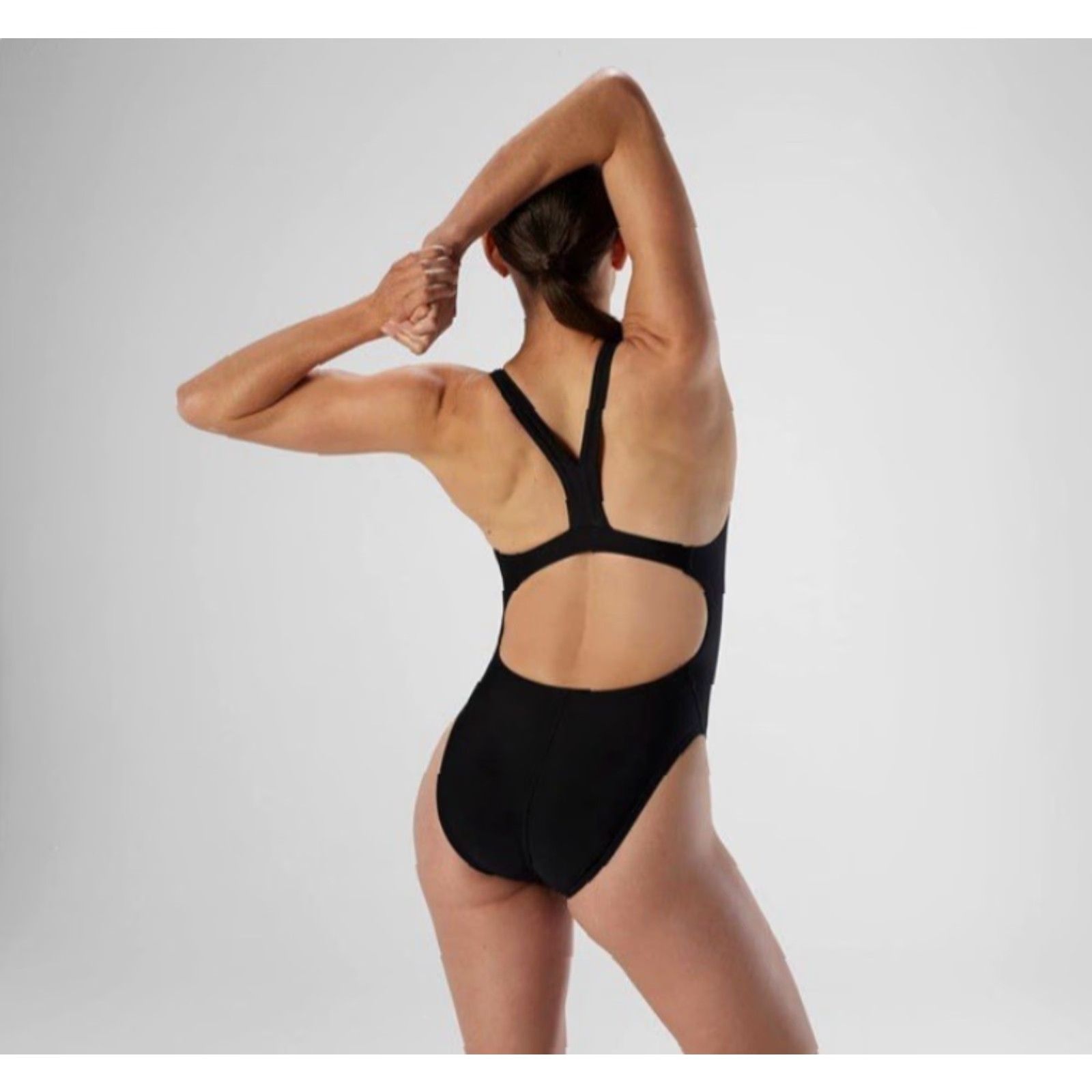 Speedo NWT Speedo Womens Swimsuit One Piece Prolt Super Pro Solid Adult - Black - Sz 26 Size ONE SIZE - 4 Thumbnail