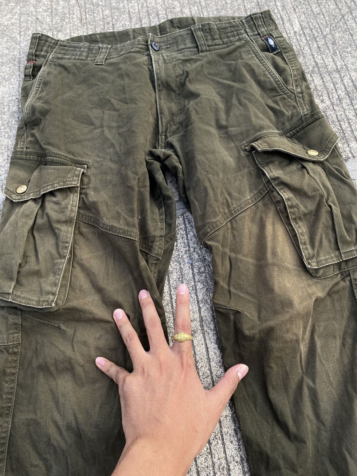 Japanese Brand Vintage GERIDE Military Flared Pants Size US 31 - 5 Thumbnail