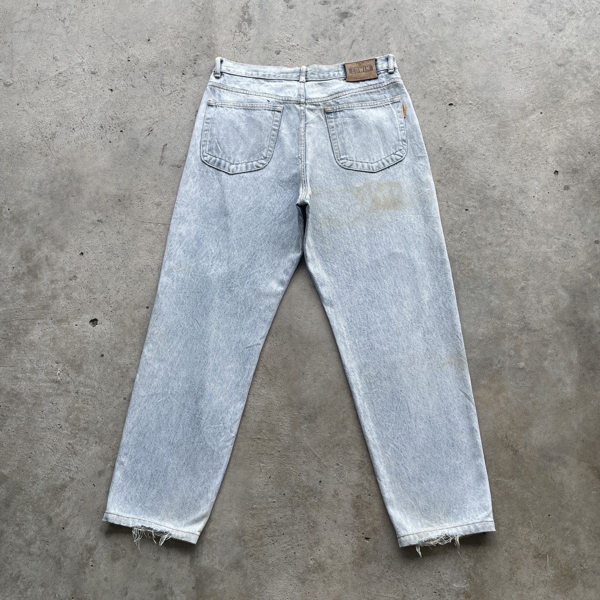 Edwin W33 Vintage Edwin Denim Distressed Wash Faded Jeans Pants Size US 33 - 11 Thumbnail
