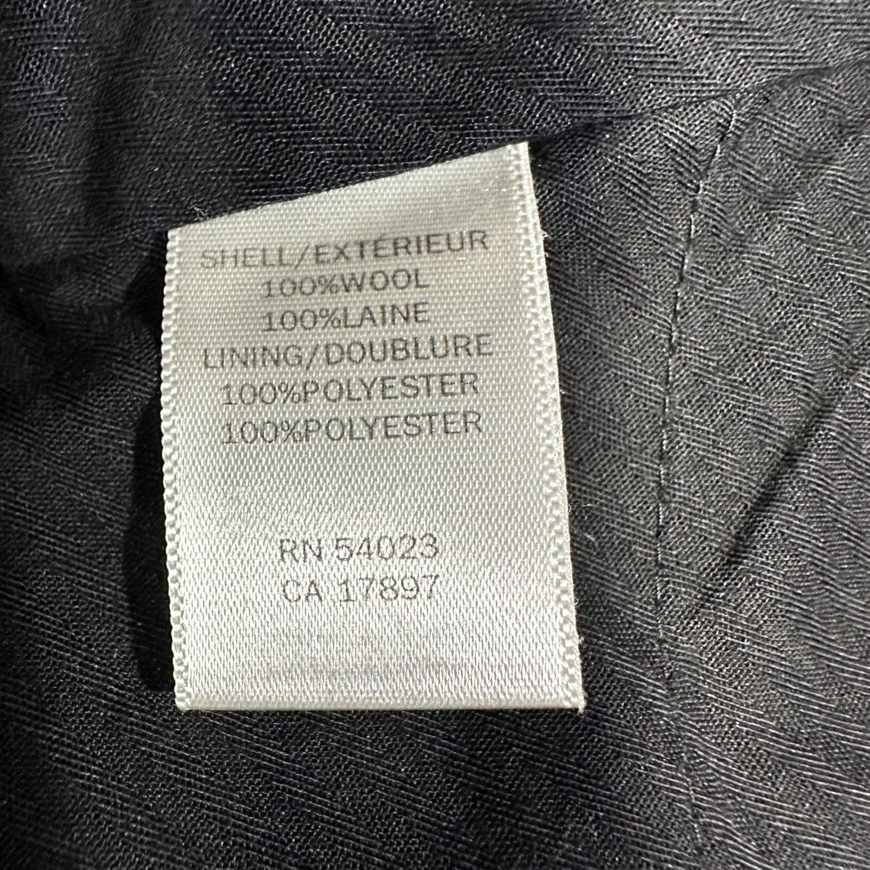 Banana Republic Banana Republic Pants Mens 33 Wool Trouser Flat Front Zip Fly Pockets Dress HEM Gray Wool-Blend Classic Dress Pants Mens 33 Charcoal Gray Size US 33 - 5 Thumbnail