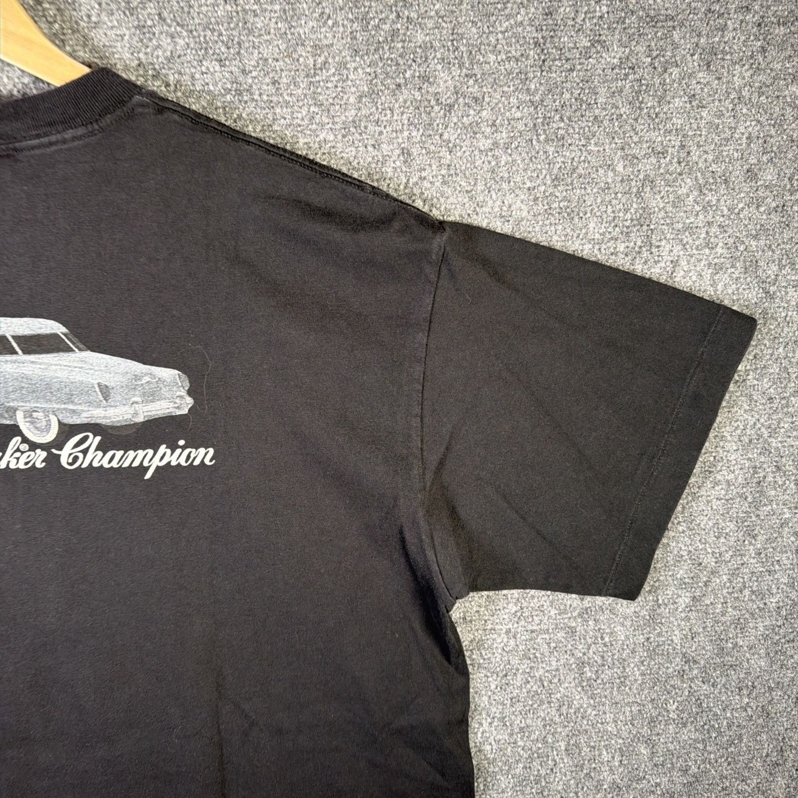 Stussy Vintage Stussy Shirt XL Black 90s Stusabaker Champion Size US XL / EU 56 / 4 - 7 Thumbnail