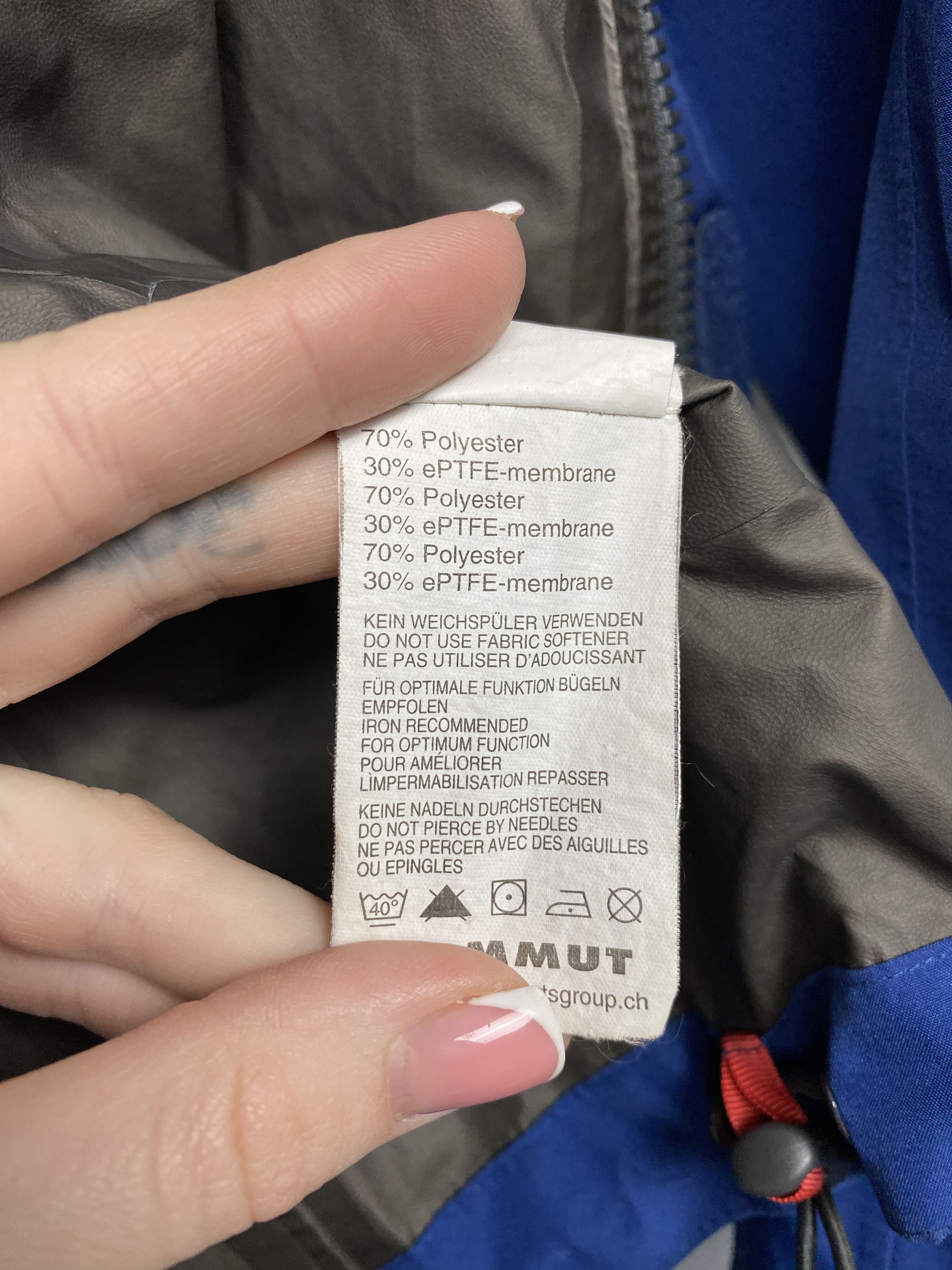 Mammut × Vintage Mammut Vintage Mens GoreTex Jacket Size US M / EU 48-50 / 2 - 8 Thumbnail