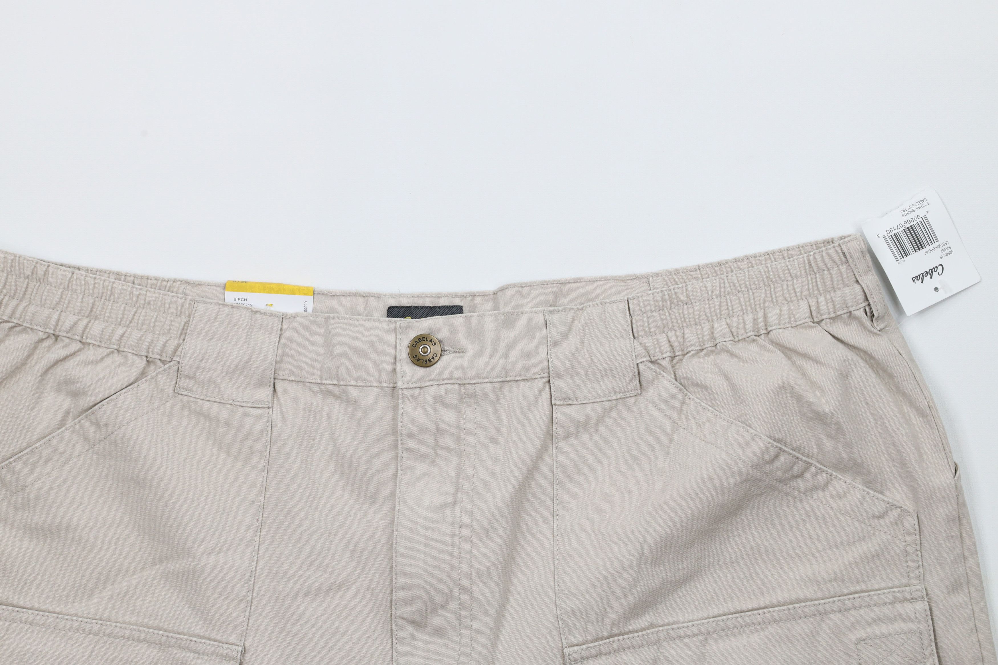 Cabelas × Vintage Deadstock Vintage Cabelas 5 Pocket Hiking Trail Shorts Beige Size US 42 / EU 58 - 2 Thumbnail