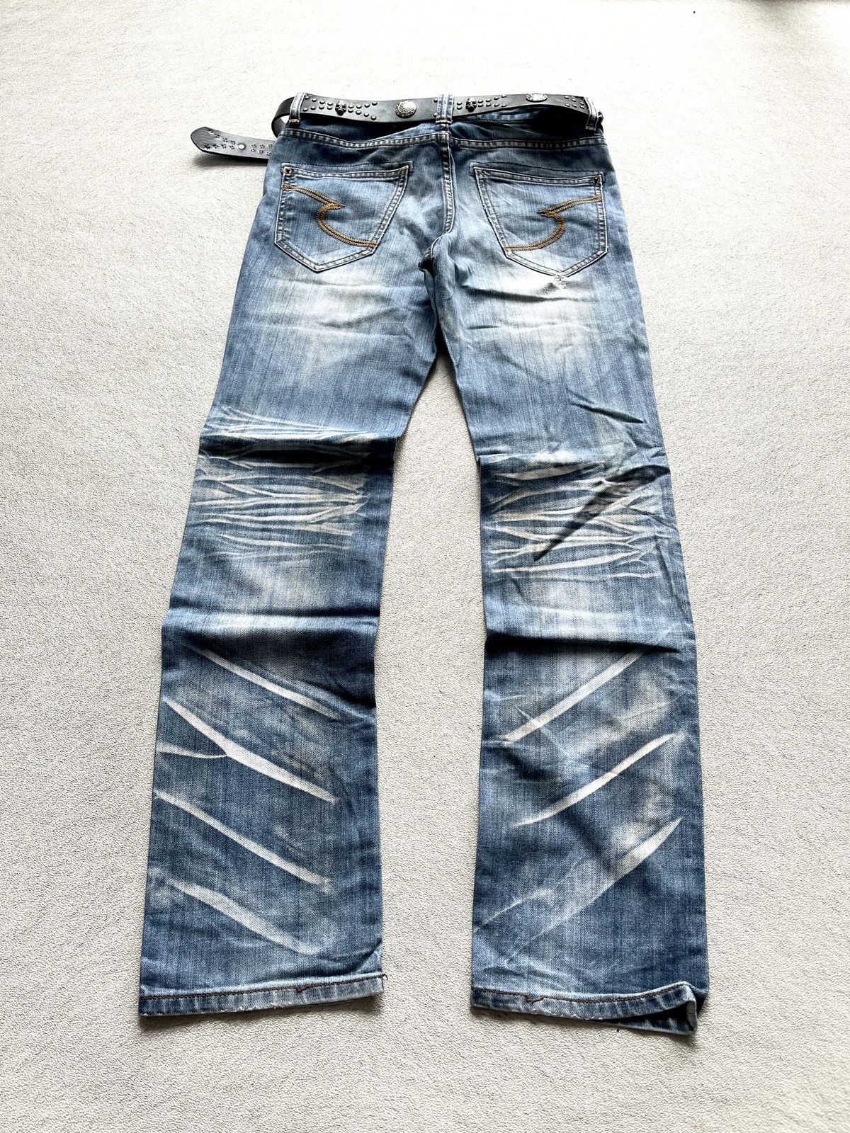 semanticdesign 2000s Semantic Design Fading Jeans Vkei If six was nine Lgb Size US 30 / EU 46 - 10 Thumbnail