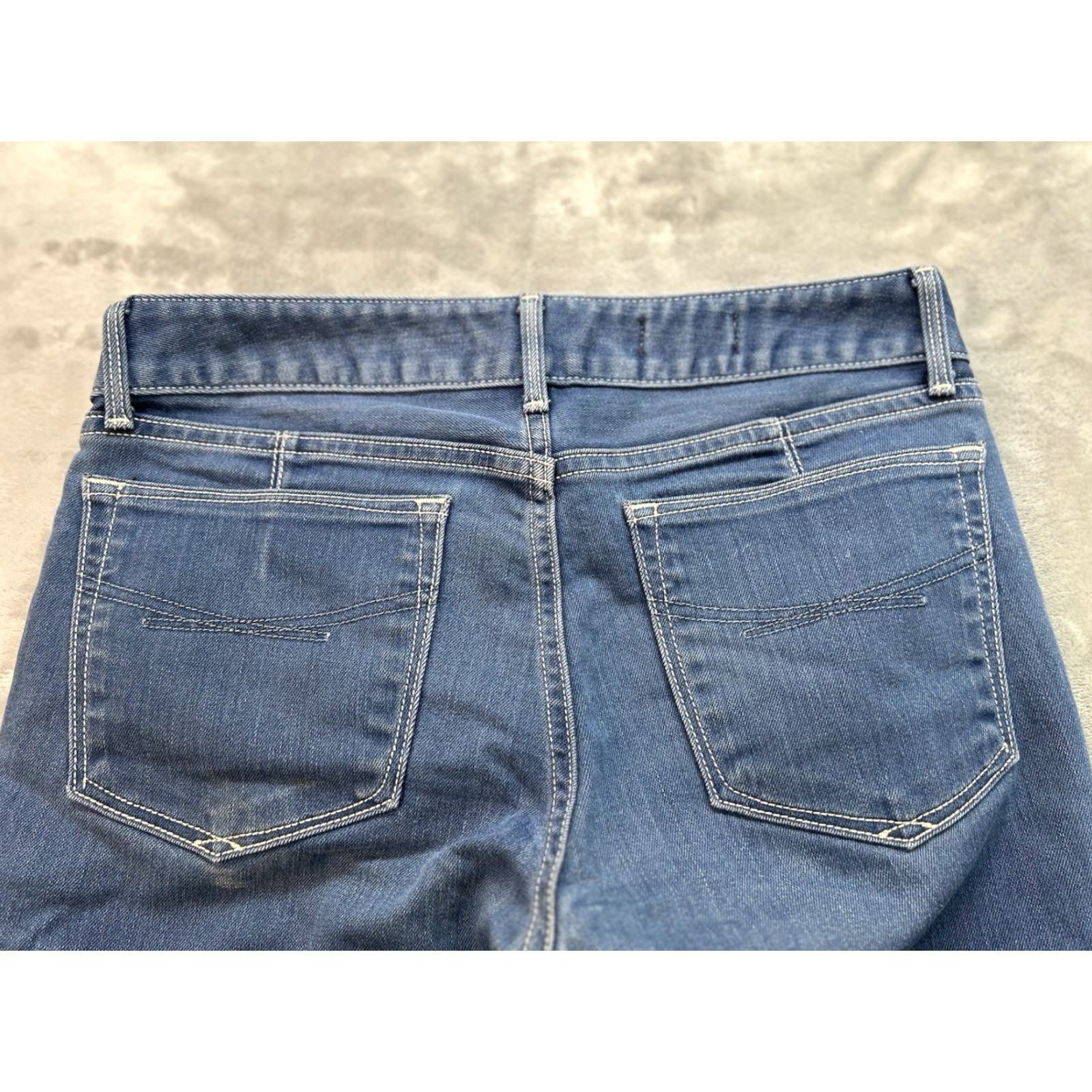 Gap VINTAGE Gap 1969 Y2K Jeans Womens Sz 26/2 Blue Slim Whiskered Straight Low Rise Beach Size 26" / US 2 / IT 38 - 6 Thumbnail