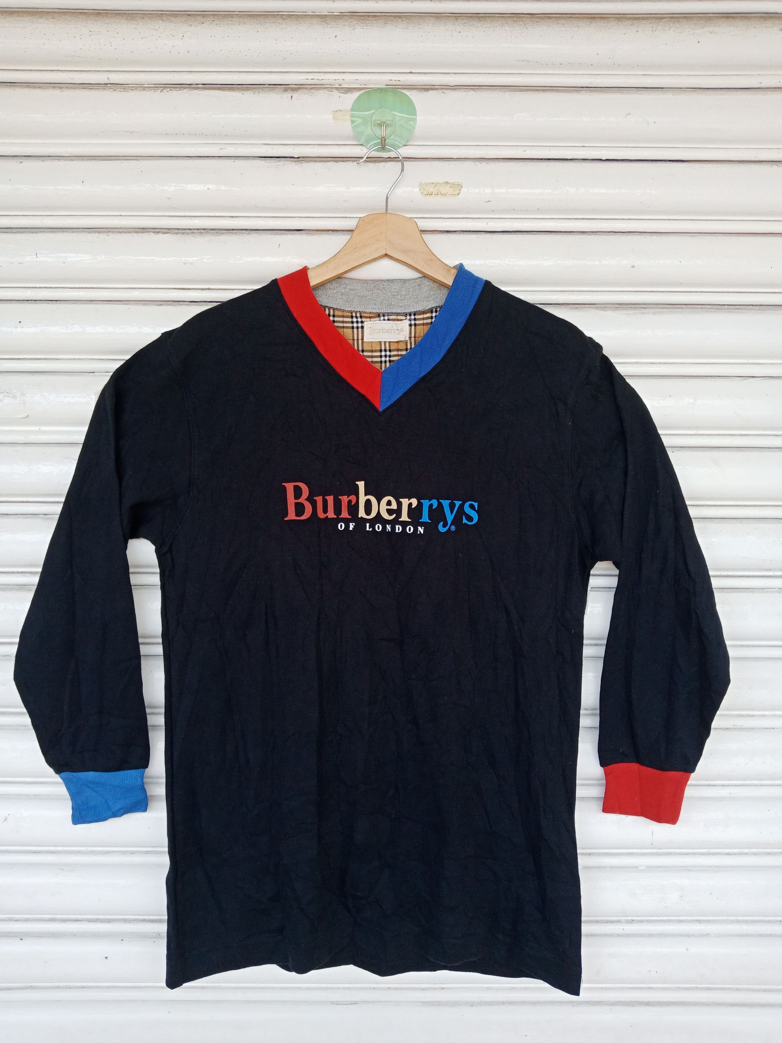 Burberry Burberry London Novacheck Spell Out LS Size US M / EU 48-50 / 2 - 1 Thumbnail