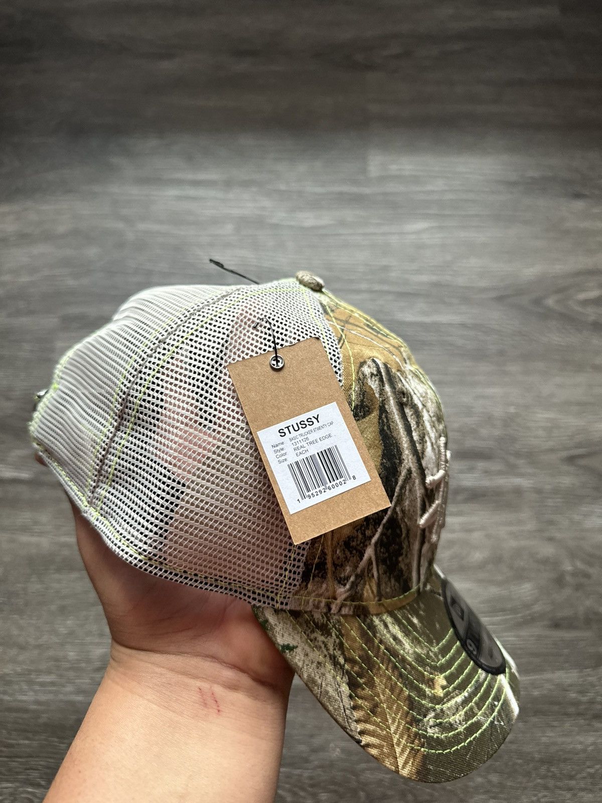 Stussy New Era 9Twenty Basic Strapback Real Tree Edge Men's