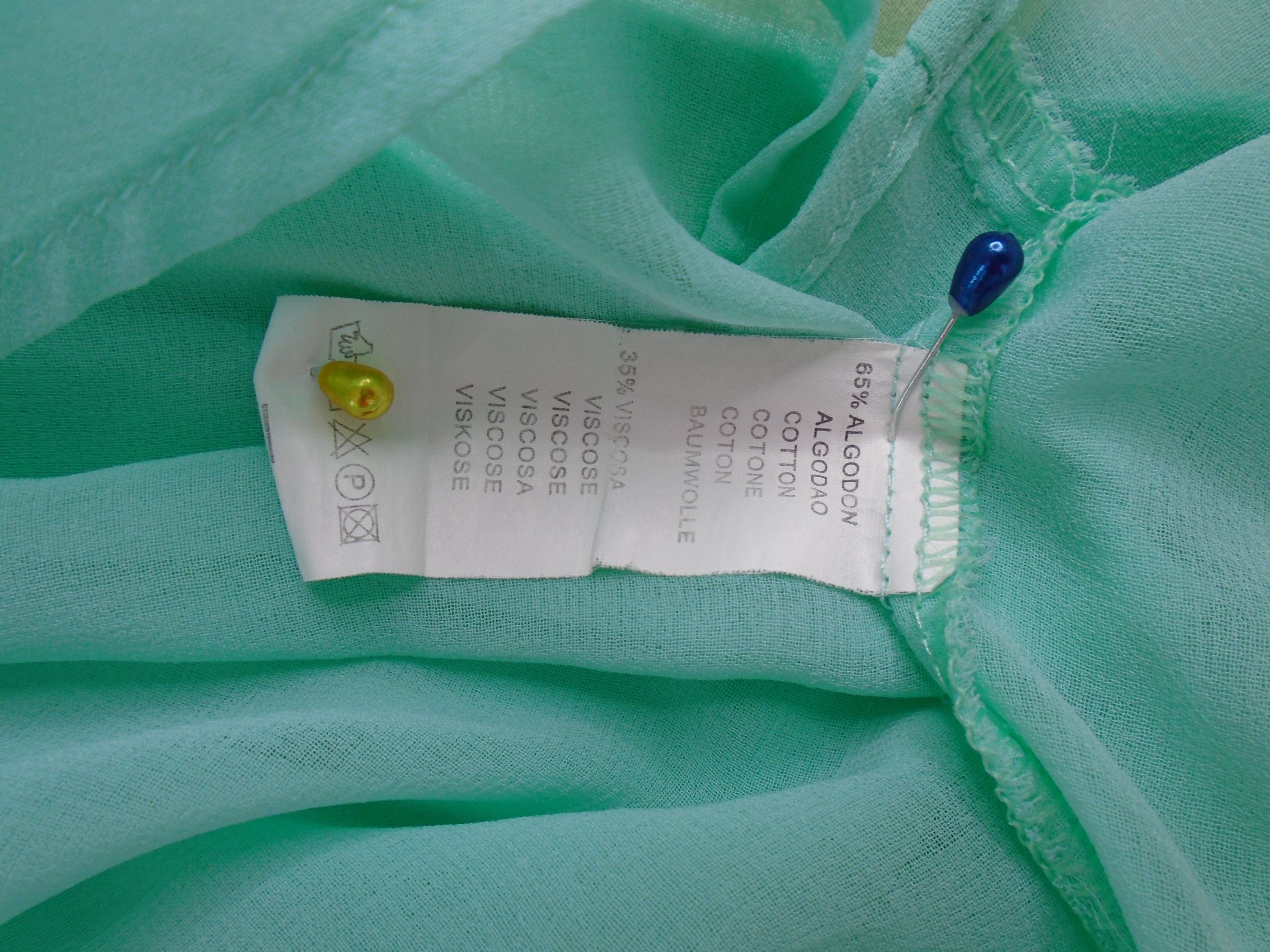 Vintage Women's Blouse Beldadd. Green. L. Used. Very good condition Size L / US 10 / IT 46 - 11 Thumbnail