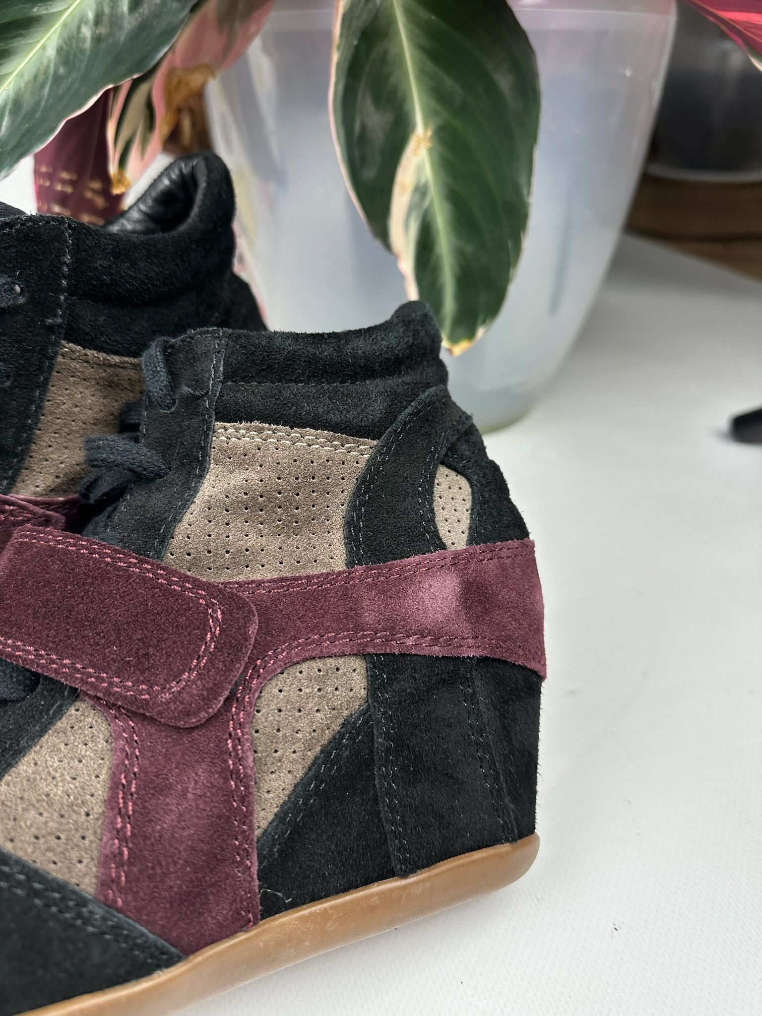 Japanese Brand Isabel Marant style Bekett Wedge Sneakers Shoes Opium Size US 8 / IT 38 - 4 Thumbnail