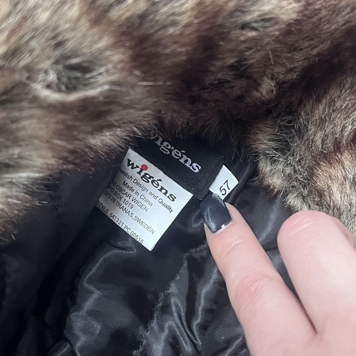 If Six Was Nine × Wigens Vintage Winter Fur Hat Kim Kardashian Style With Ear Flaps Size ONE SIZE - 11 Thumbnail