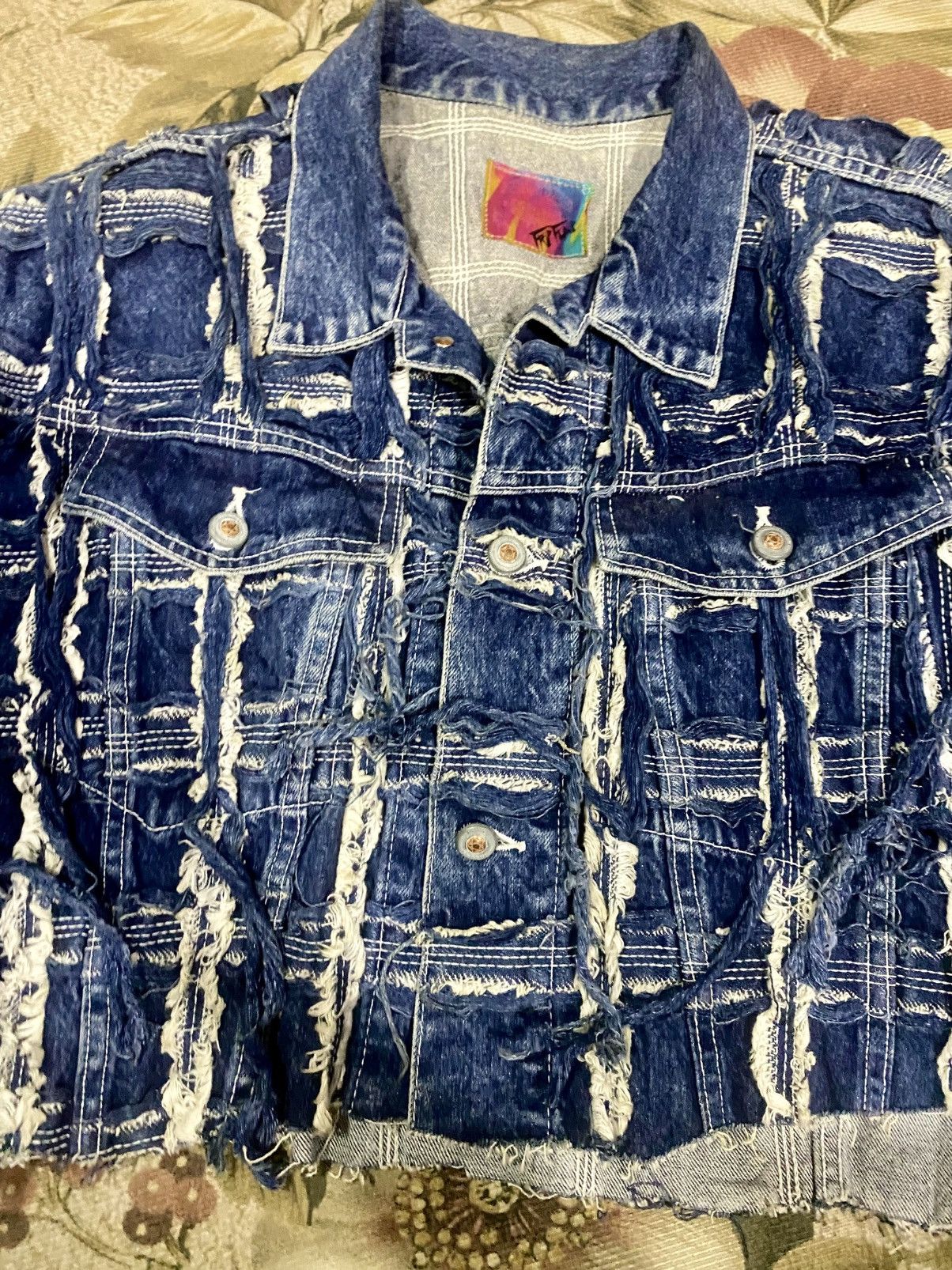 Japanese Brand × Kapital Frip Frap crop denim jacket Size XL / US 12-14 / IT 48-50 - 5 Thumbnail