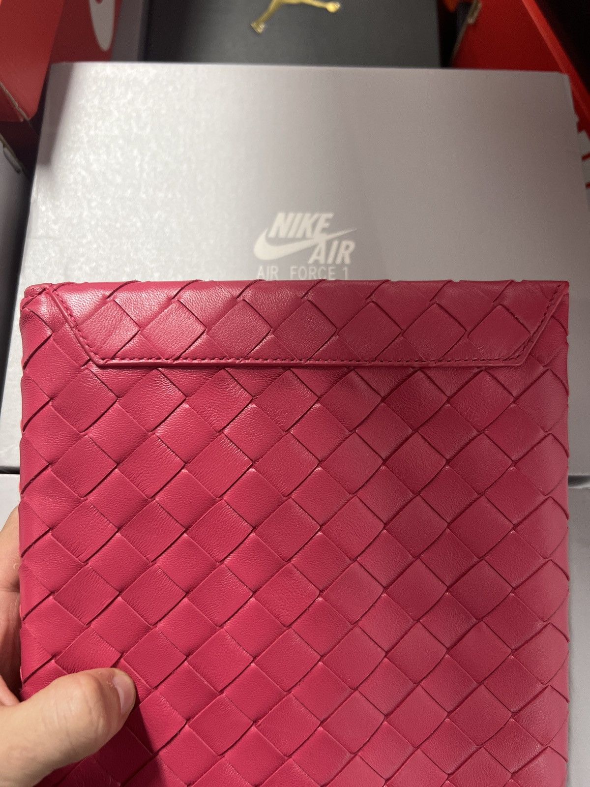Bottega Veneta Bottega Veneta Pink Flap Pouch Wallet Size ONE SIZE - 6 Thumbnail