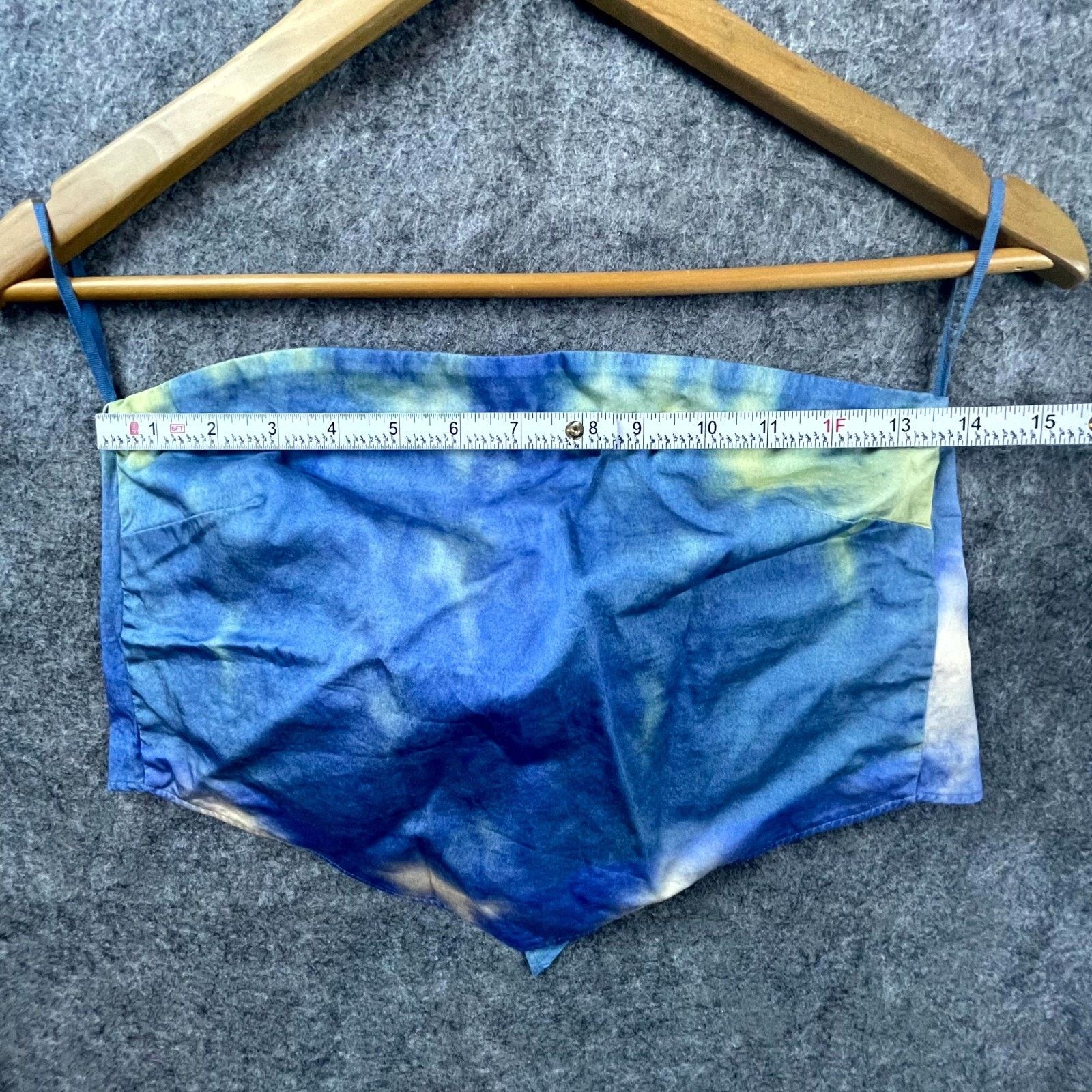 & Other Stories & Other Stories Bandana Crop Top Womens 2 Blue Handkerchief Size XS / US 0-2 / IT 36-38 - 2 Thumbnail