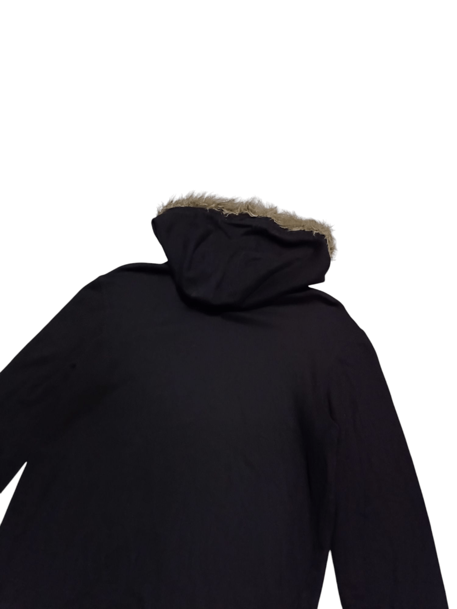 Vintage Comme Ca Walk Sweater Hoodie Fur Double Zipper