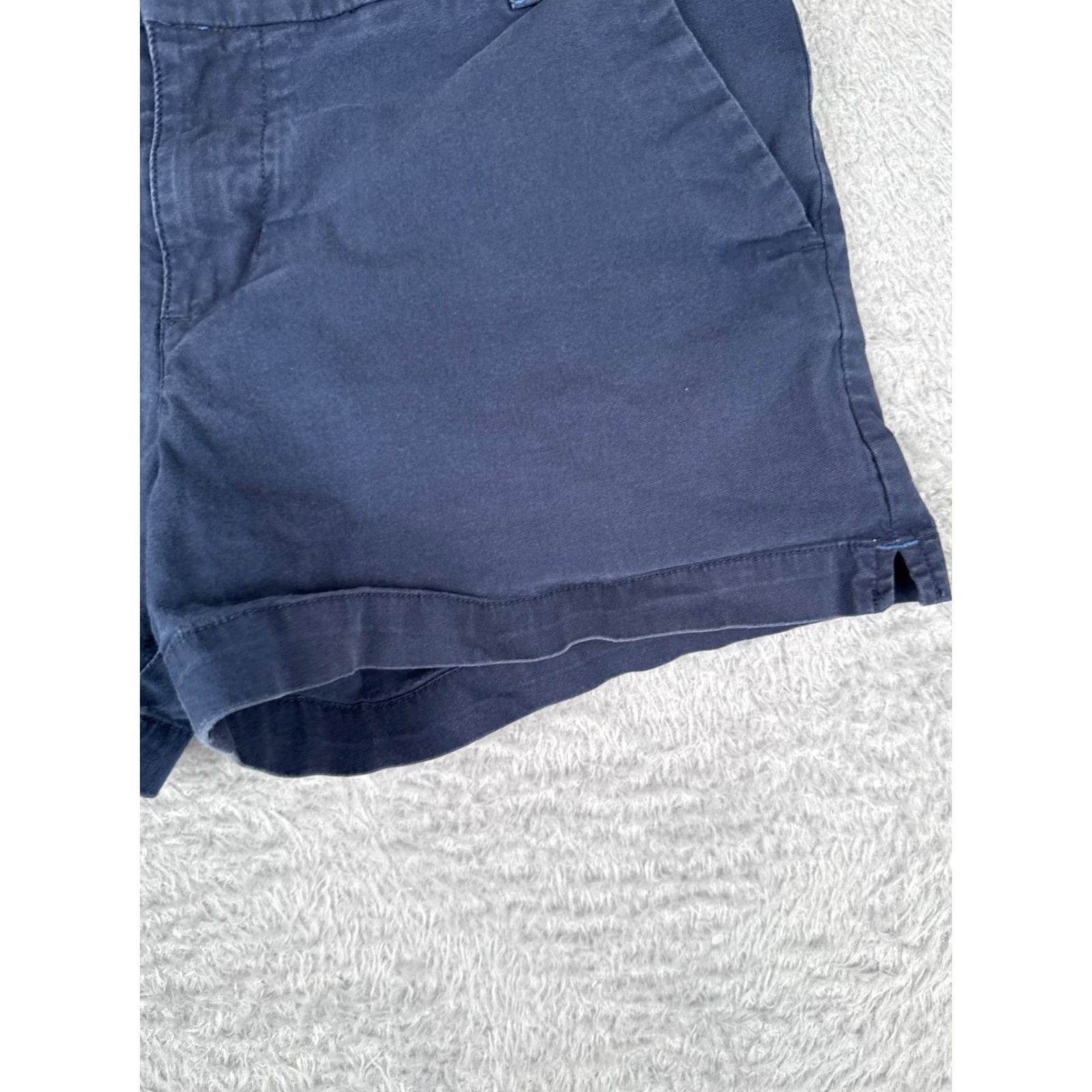 Patagonia Patagonia Shorts Women 6 Blue Solid Stretch All-Wear Shorts 4" Cotton Hike 29x4 Size 28" / US 6 / IT 42 - 2 Thumbnail