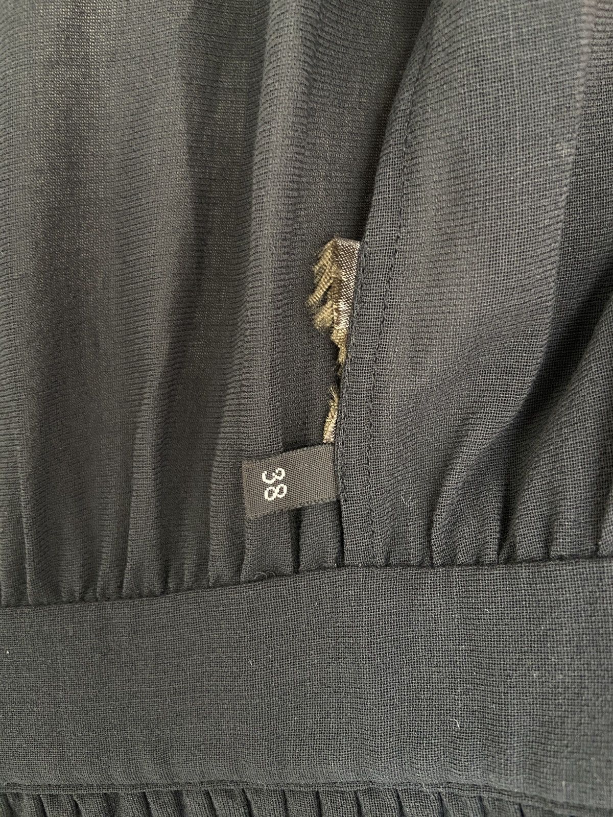 Loro Piana Loro Piana Black Woolen Pleated Dress Size XS / US 0-2 / IT 36-38 - 11 Thumbnail