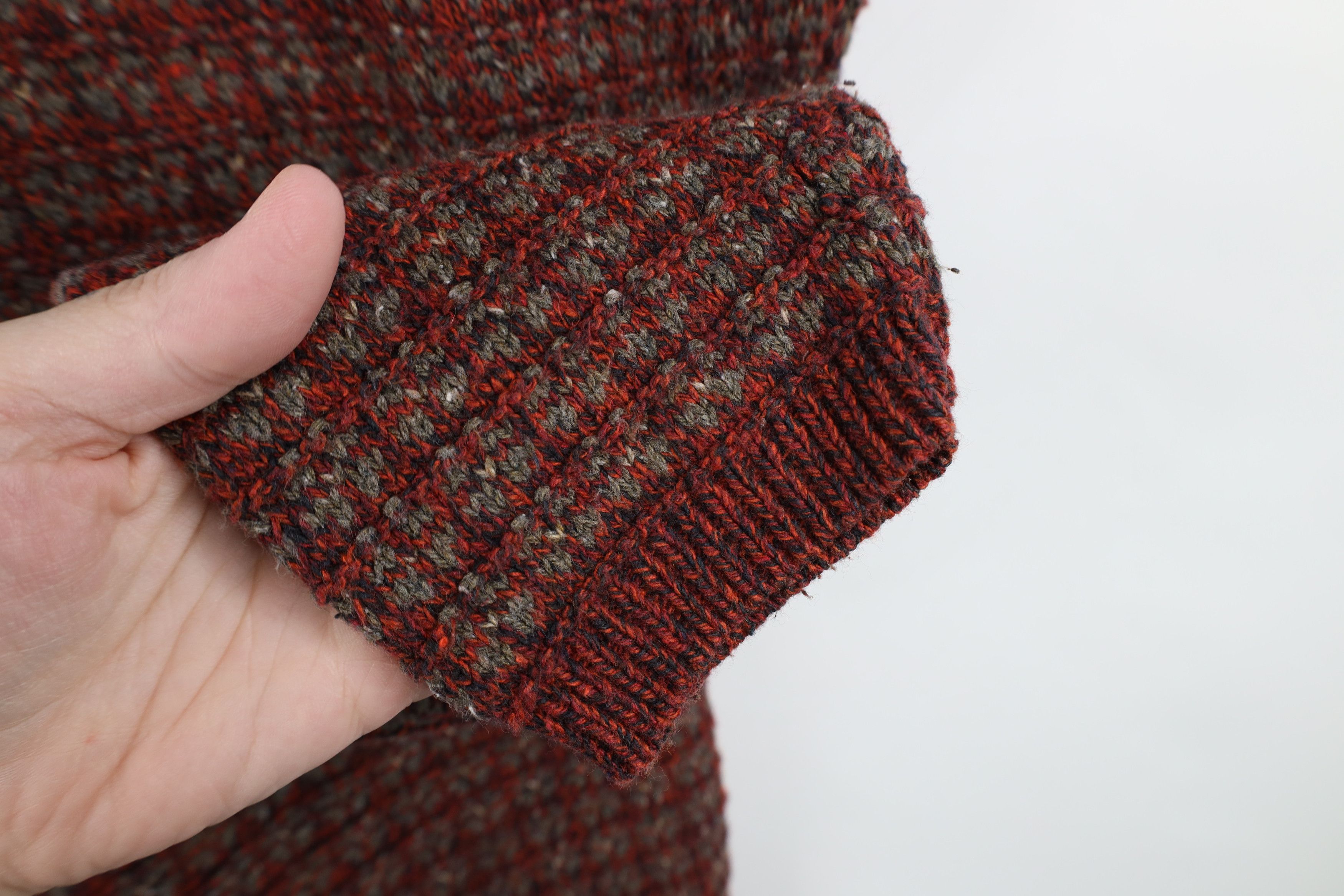 Vintage Vintage 90s Streetwear Ribbed Knit Crewneck Sweater Size US L / EU 52-54 / 3 - 4 Thumbnail