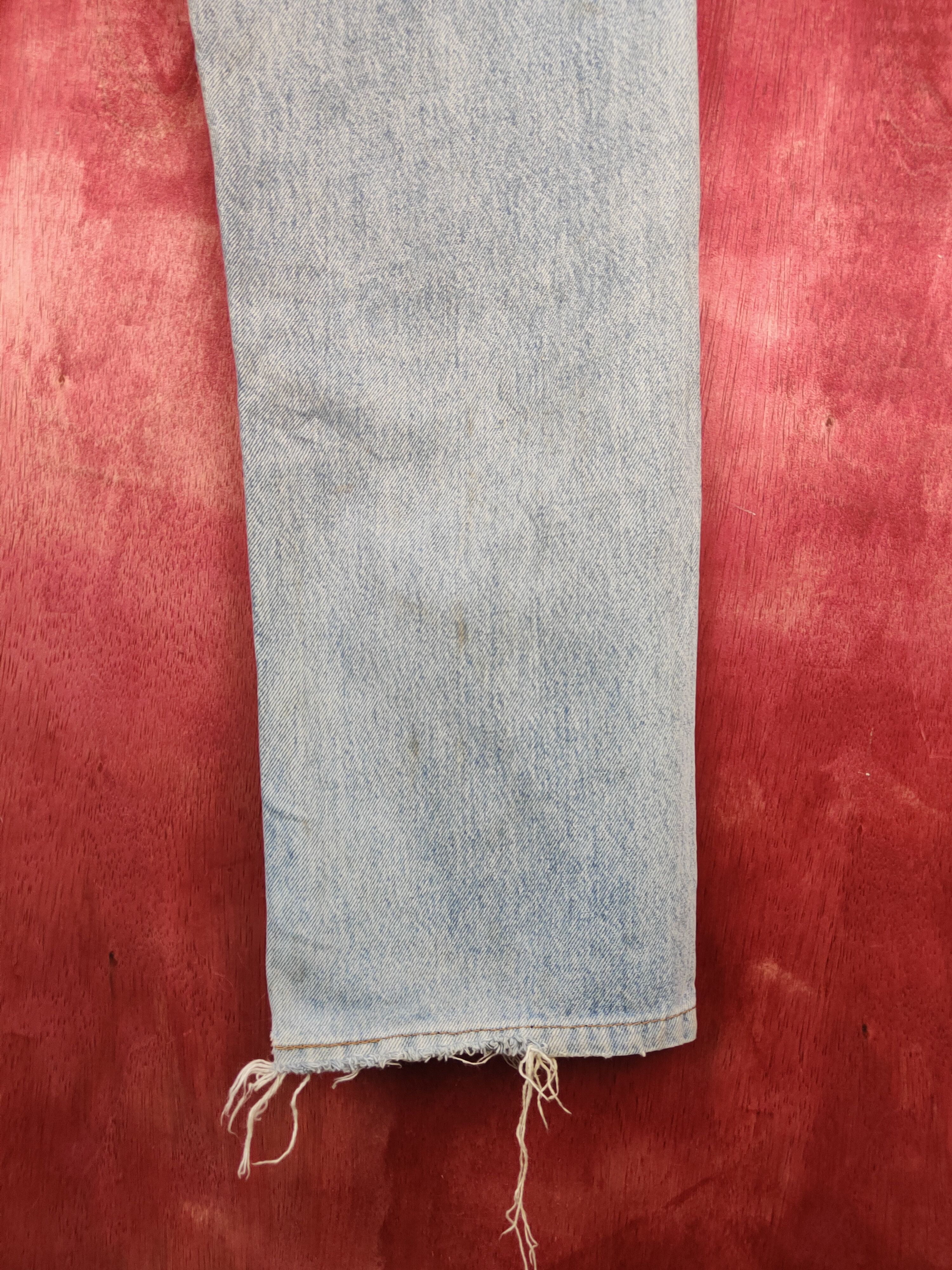 Levi's Levi's Blue Faded Distressed Ripped Jeans #S1653 Size US 30 / EU 46 - 14 Thumbnail