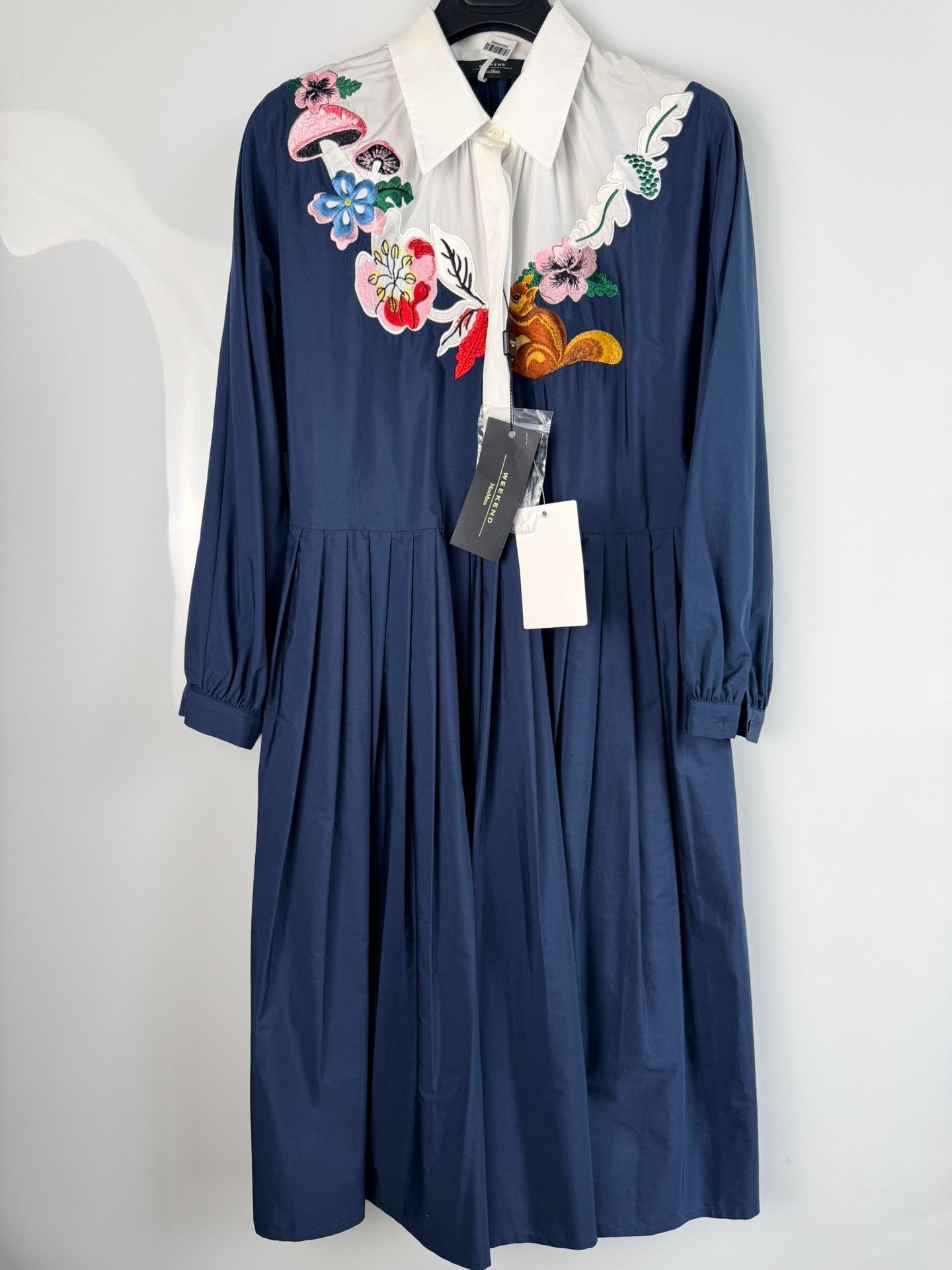 Max Mara Max Mara Embroidered White Dress it_36 Women Size XS / US 0-2 / IT 36-38 - 1 Thumbnail