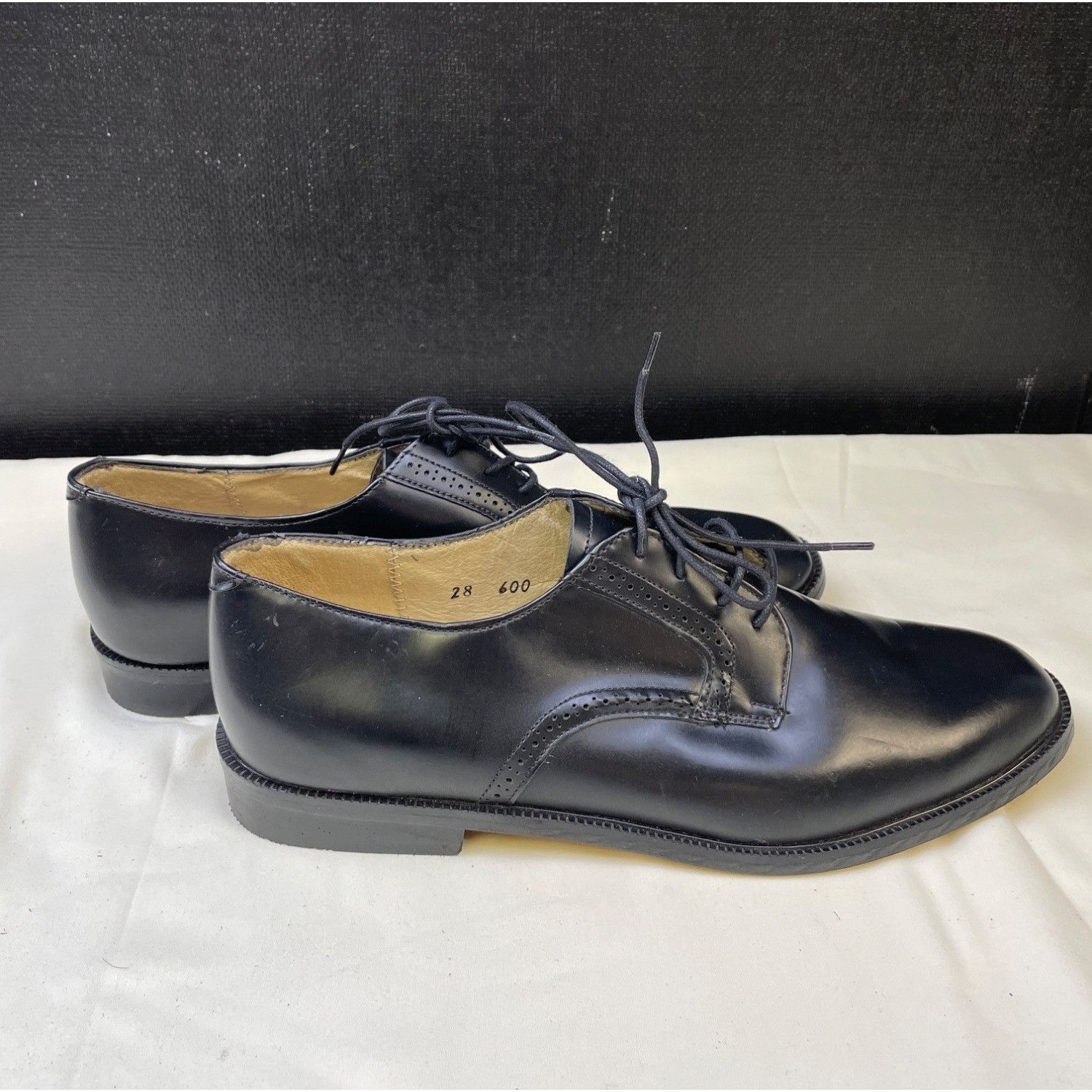 Other Geraldo Verdiny Men's Black Leather Shoes / Oxfords Size 10 Size US 10 / EU 43 - 3 Thumbnail