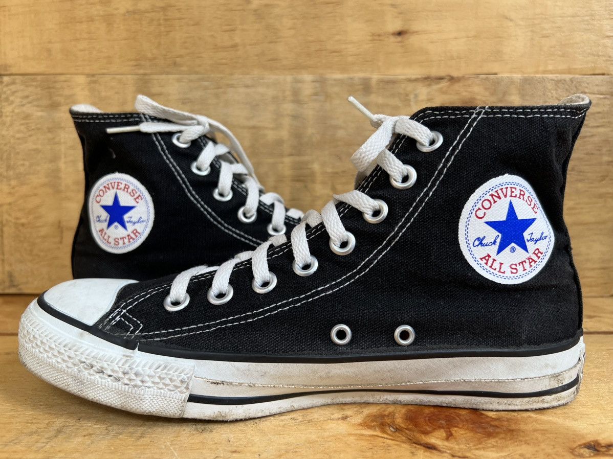 Converse × Vintage Vintage Converse Black Chuck Taylor All Star High Top Shoes Size US 6.5 / EU 39-40 - 9 Thumbnail
