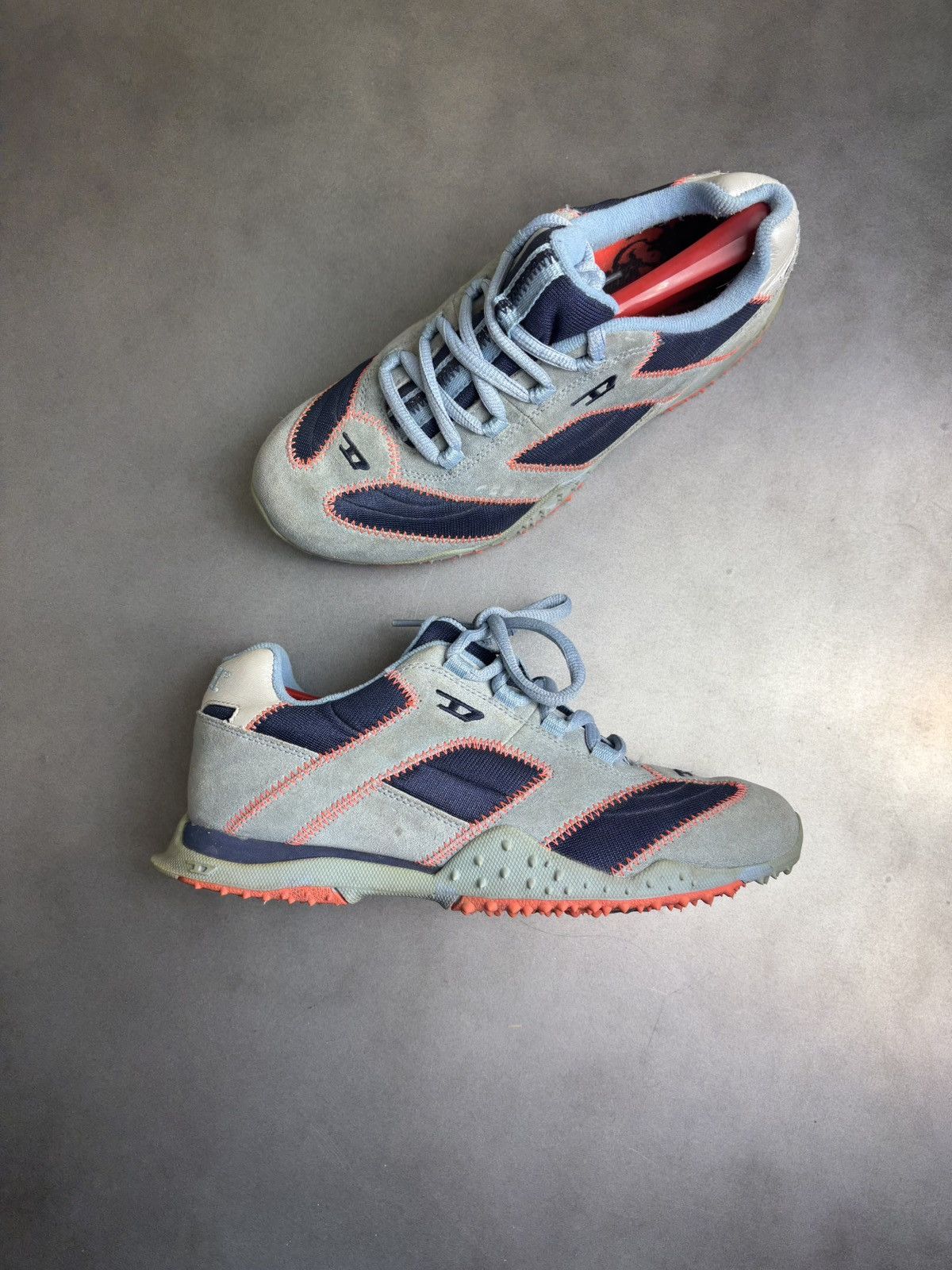 Diesel × Vintage Vintage Diesel Jeans Sneakers 2000s Diesel KINSA Shoes Suede Size US 8.5 / EU 41-42 - 14 Thumbnail