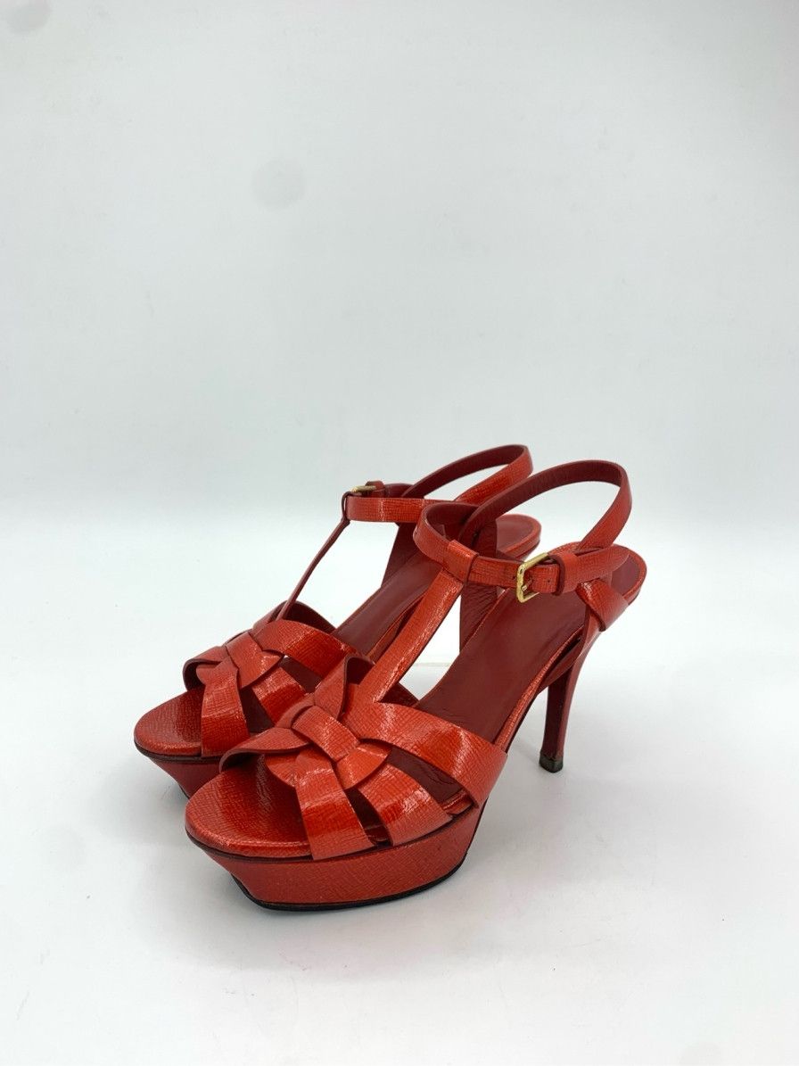Yves Saint Laurent Yves Saint Laurent Patent Leather Platform High Heels Size US 4 / IT 34 - 2 Thumbnail
