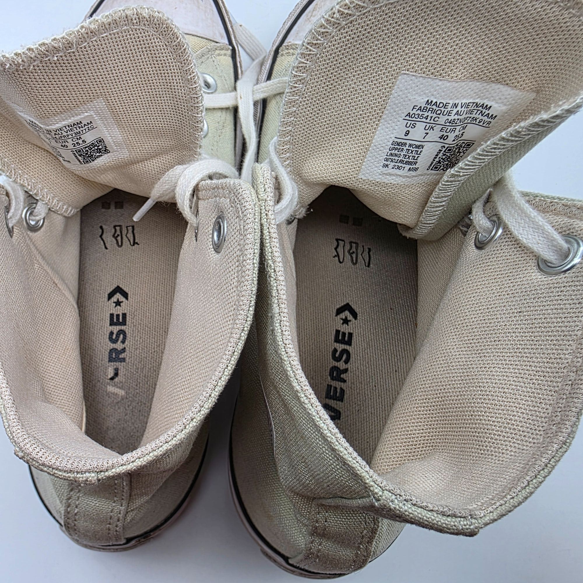 Converse Converse Chuck Taylor Lift Platform Womens Size 9 Beige Snea Size US 9 / IT 39 - 7 Thumbnail