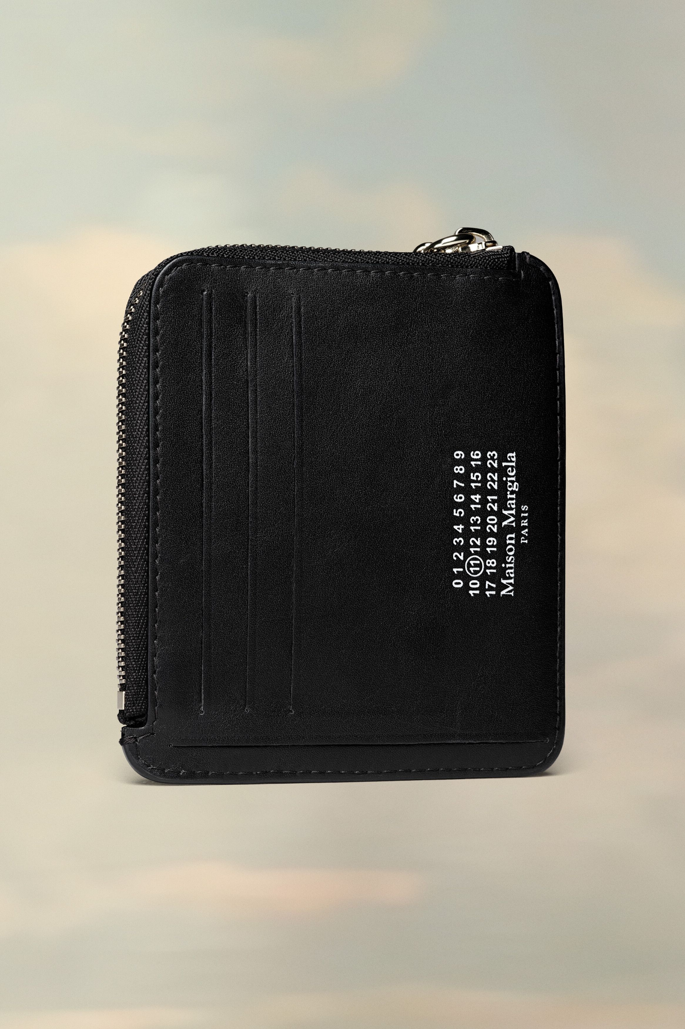 Maison Margiela o1w1db10525 Size: OS / Leather Keychain Wallet in Black Size ONE SIZE - 2 Thumbnail