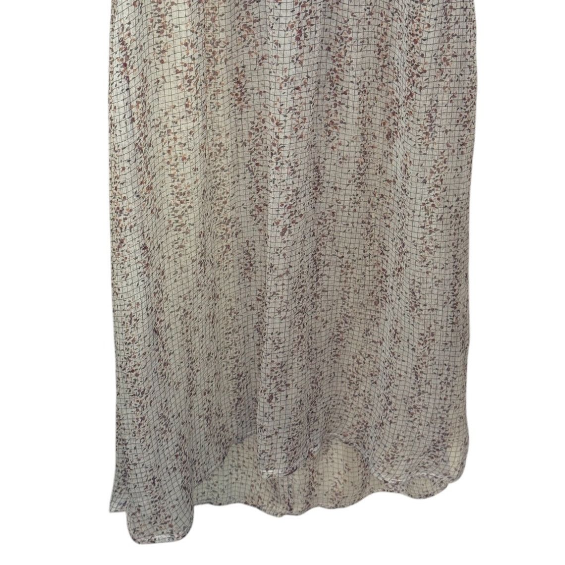 Anthropologie Anthropologie Tiny Sheer Dress Women M Brown Floral READ Size M / US 6-8 / IT 42-44 - 3 Thumbnail