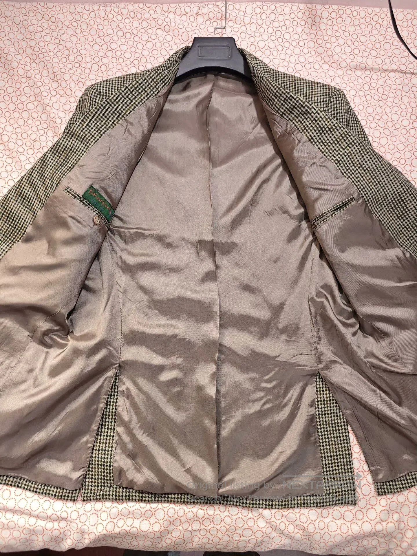 Japanese Brand Italian Vintage Wool Checked Blazer. Size US M / EU 48-50 / 2 - 6 Thumbnail