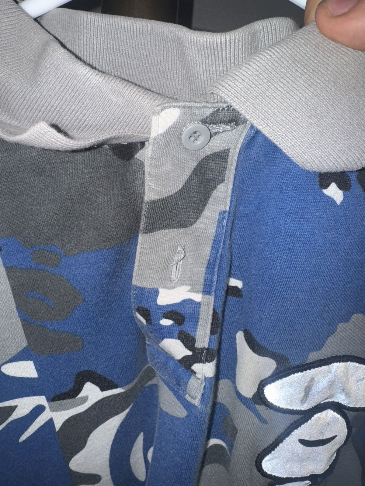 Aape Aape Blue Camo Polo Size US M / EU 48-50 / 2 - 7 Thumbnail