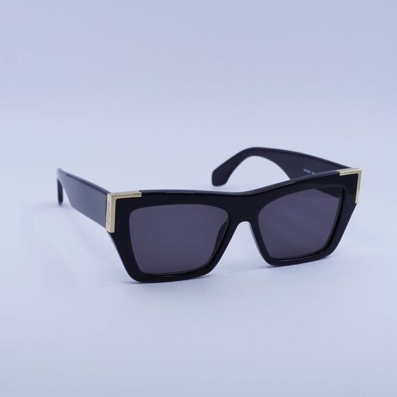 Palm Angels Palm Angels PERI099 HOLLYWOOD 1007 Sunglasses Black Cat Eye Size ONE SIZE - 5 Thumbnail