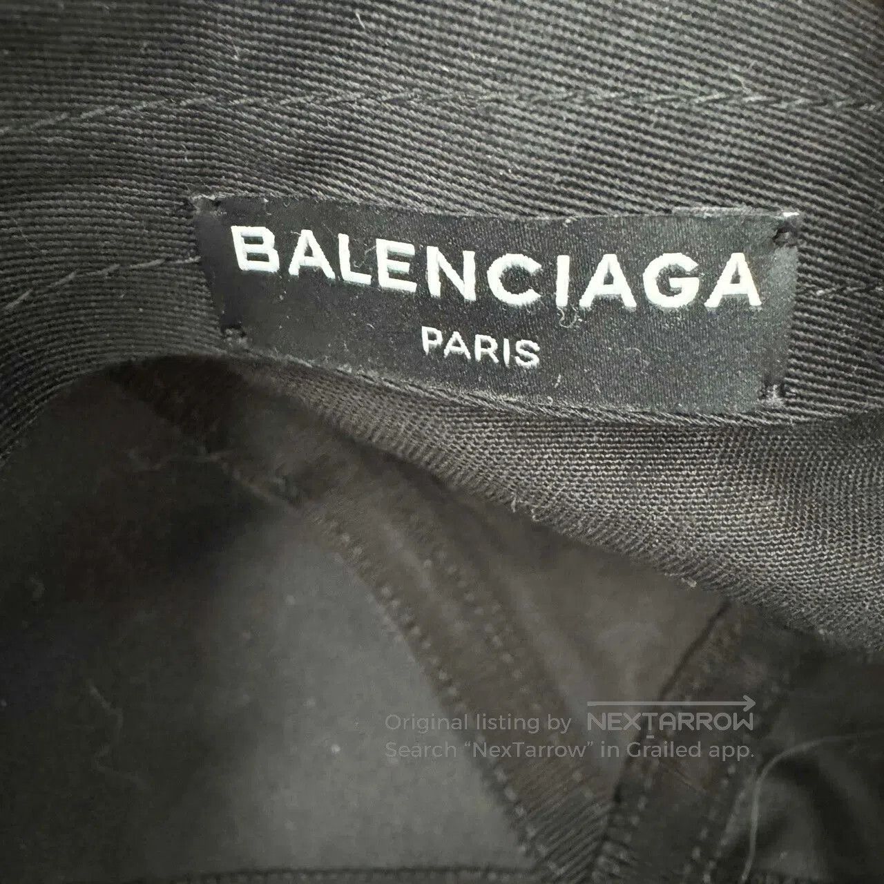 Balenciaga Balenciaga Black Logo Baseball Cap Size L. Size ONE SIZE - 4 Thumbnail