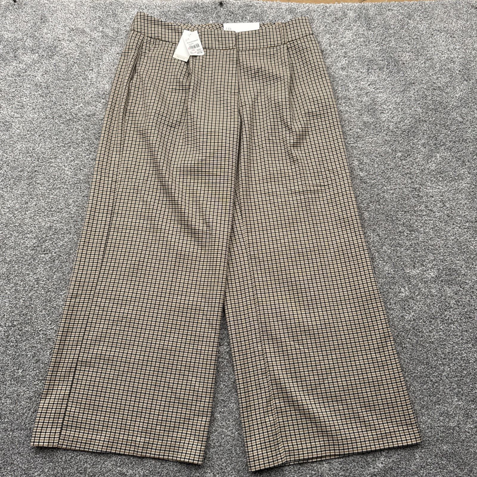 Other Cato Trousers Womens 14P Petite Plaid Dark Academia Pleated Size 36" / US 14 / IT 50 - 1 Thumbnail