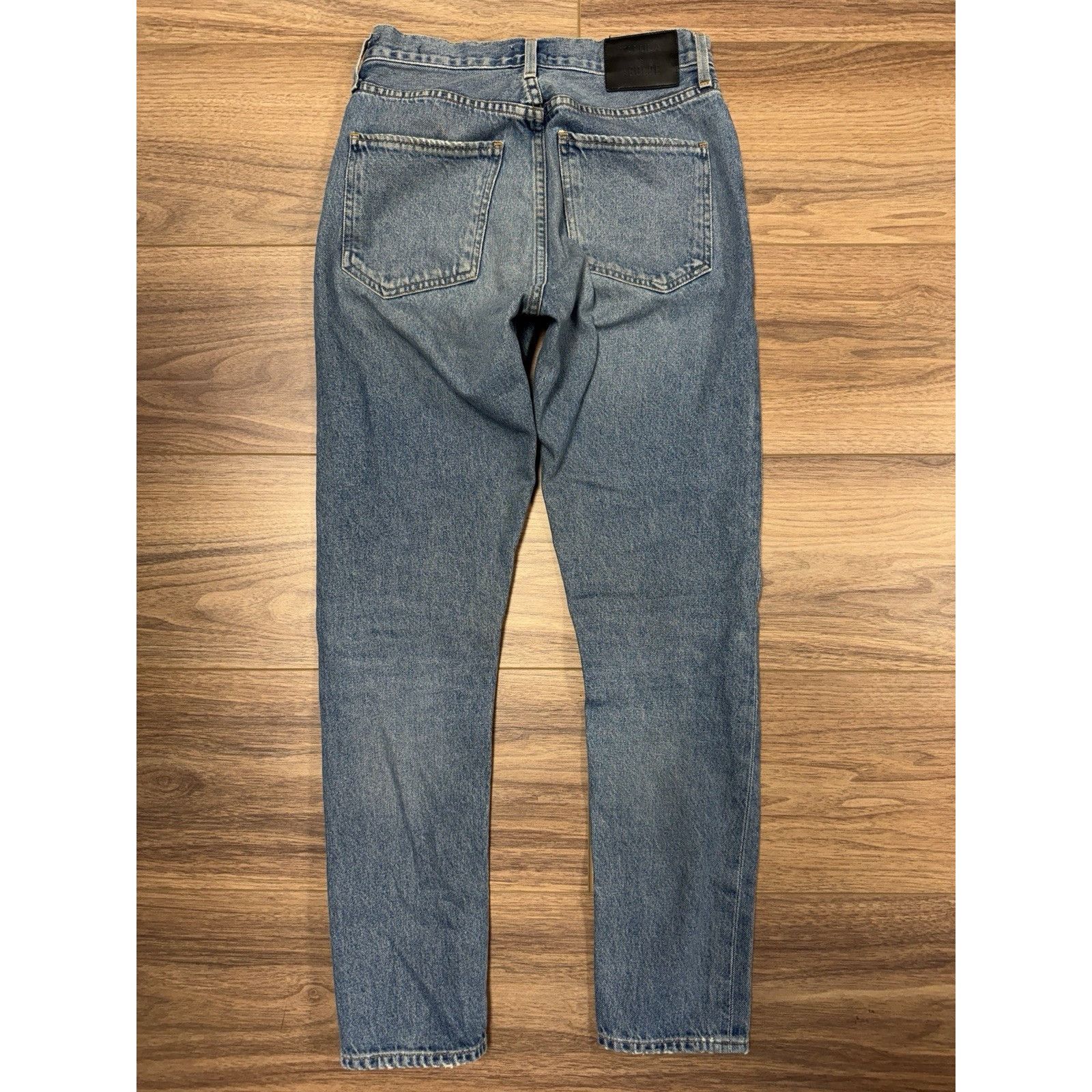 Agolde Talula x Agolde Jeans Womens 24 (27x27) Blue High Rise Taper Size 24" / US 00 / IT 34 - 2 Thumbnail