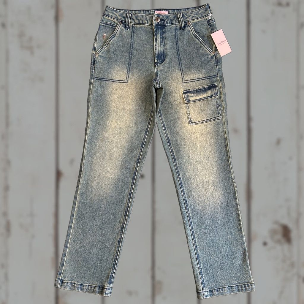 Juicy Couture VINTAGE Juicy Couture Jeans Florence Foil Spellout 7/28 Tint New NWT FAST Size 28" / US 6 / IT 42 - 1 Thumbnail