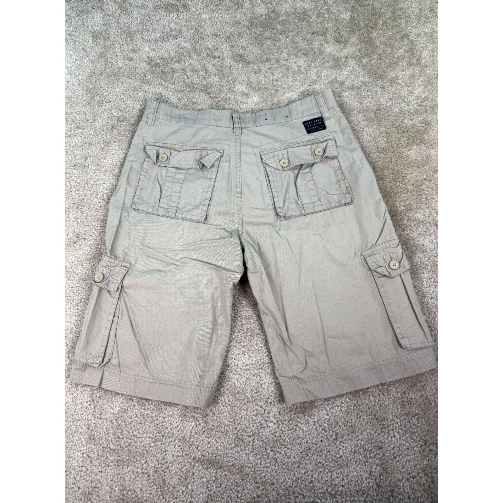 Marcs Marc Ecko Cargo Shorts Mens Beige Size 32 Outdoors Streetwear Size US 32 / EU 48 - 3 Thumbnail