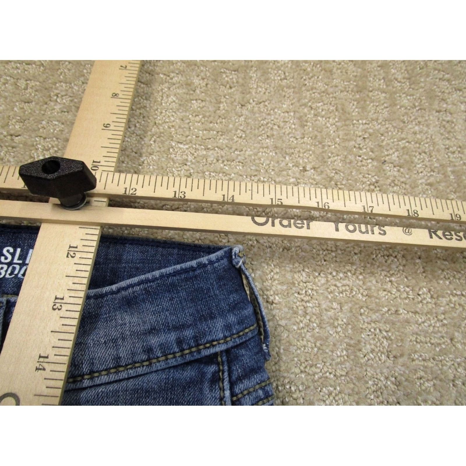 Wrangler Wrangler Retro Jeans Men 30x30 Slim Bootcut Blue Denim Size US 30 / EU 46 - 5 Thumbnail