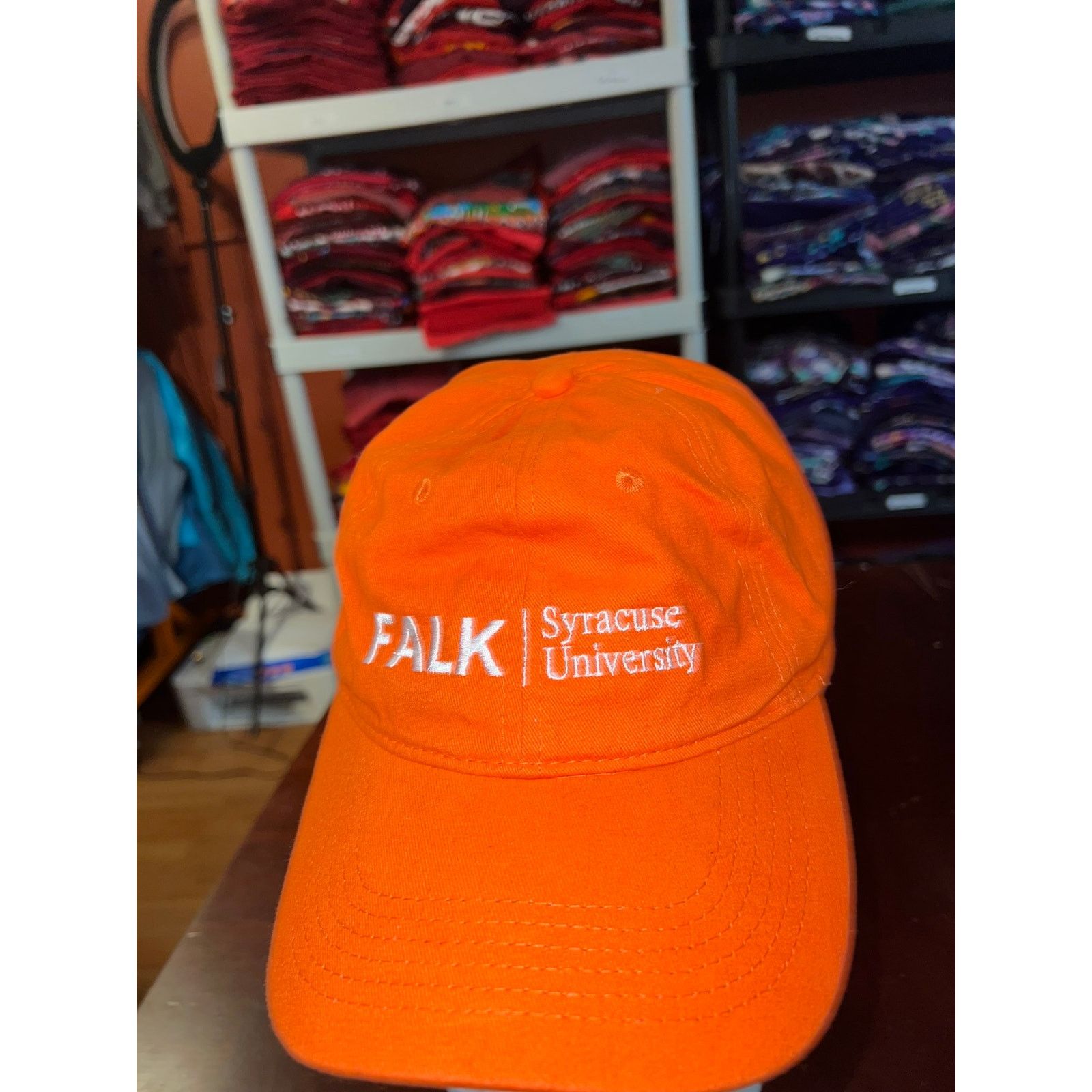 NCAA Syracuse University Hat Falk Cap Headwear College Orange Size ONE SIZE - 2 Thumbnail