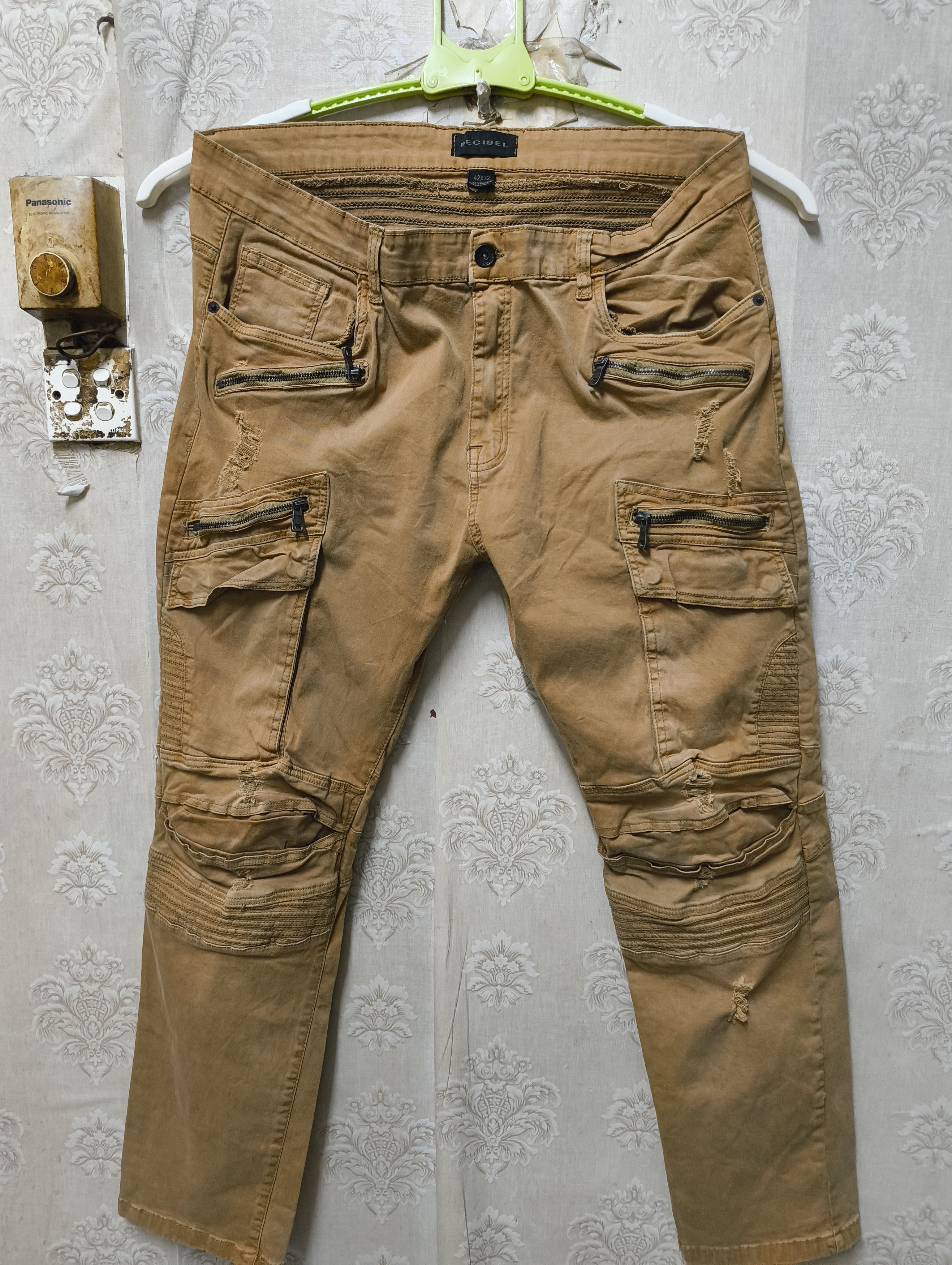 Decibel DECIBEL BIKER CARGO JEANS DISTRESSED DENIM Size US 42 / EU 58 - 16 Thumbnail